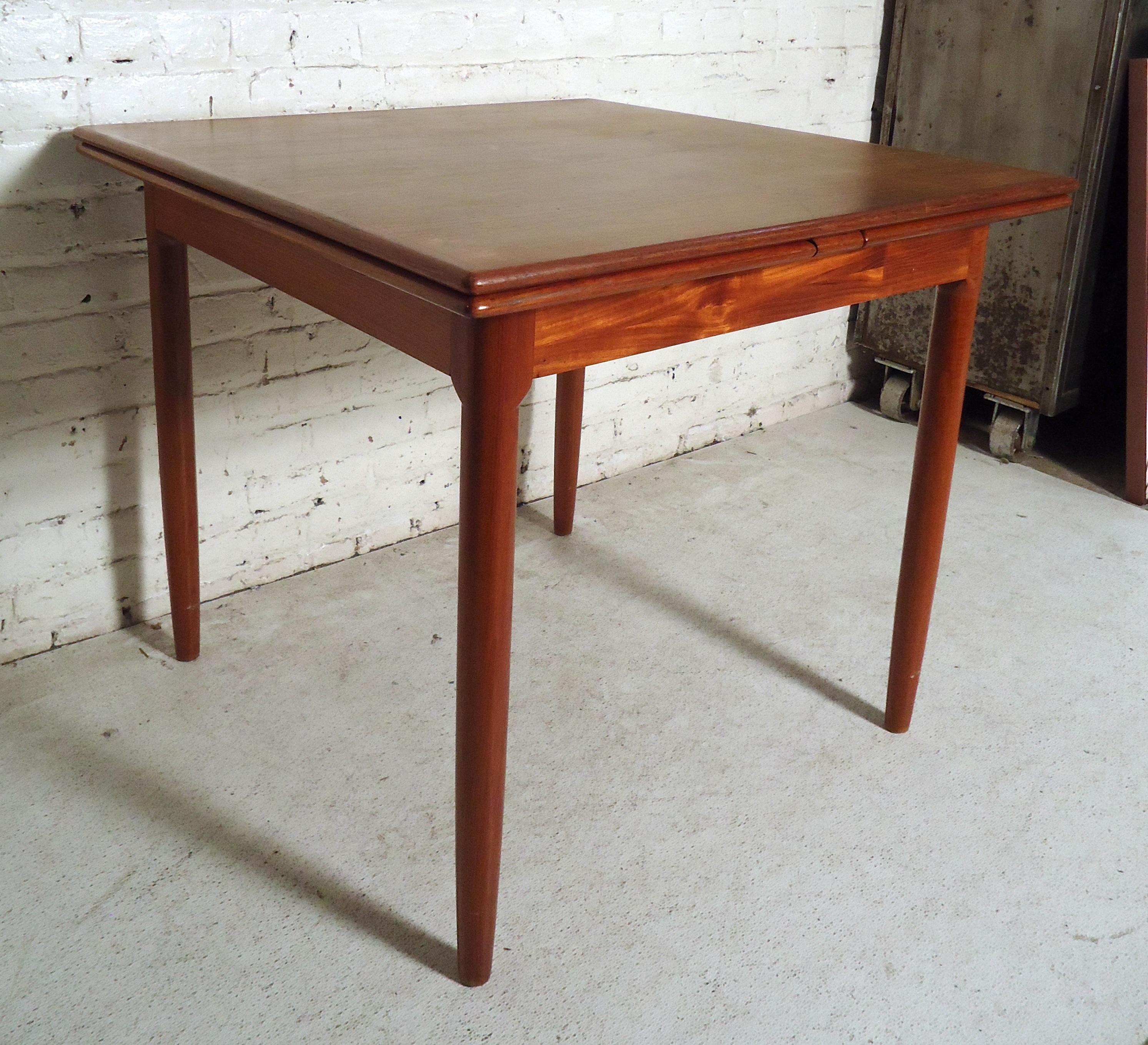 Midcentury Teak Draw Leaf Table 1