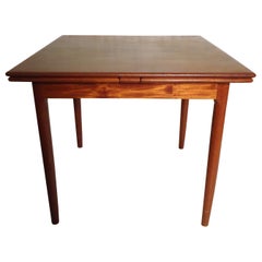 Midcentury Teak Draw Leaf Table