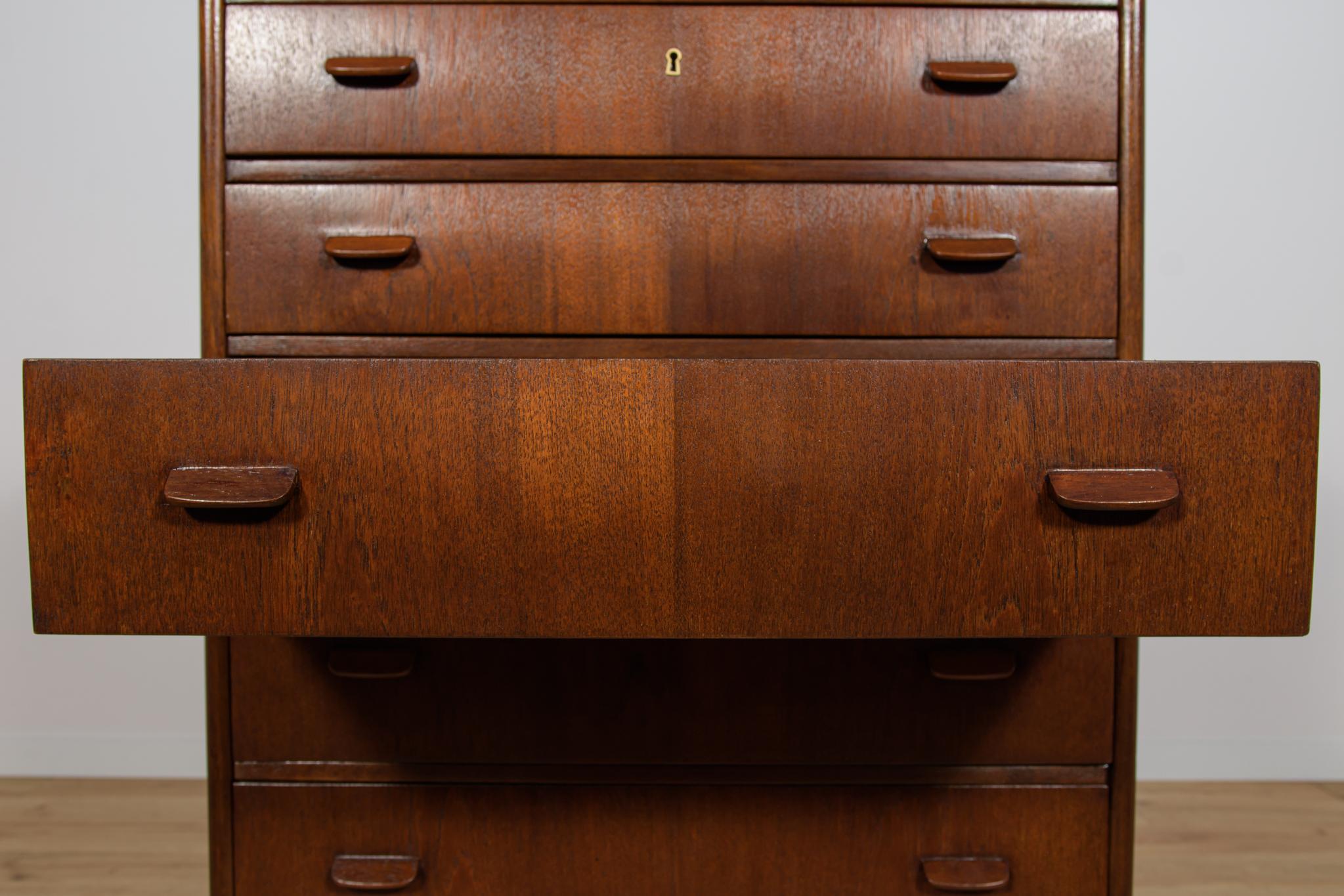 Comò in teak di metà secolo, Danimarca, anni '60 in vendita 2