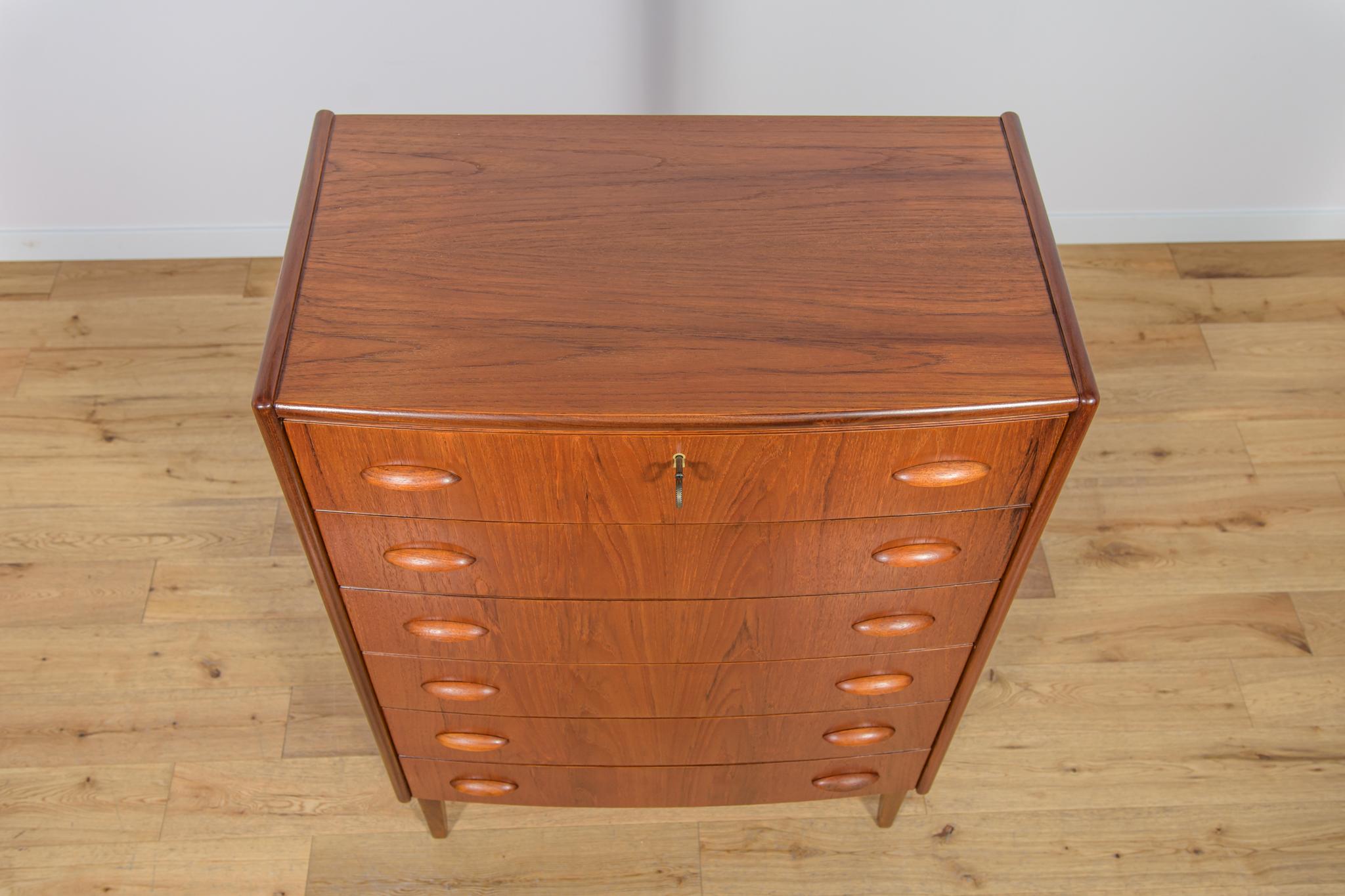 Danish Mid-Century Teak Dresser, Denmark, 1960s For Sale