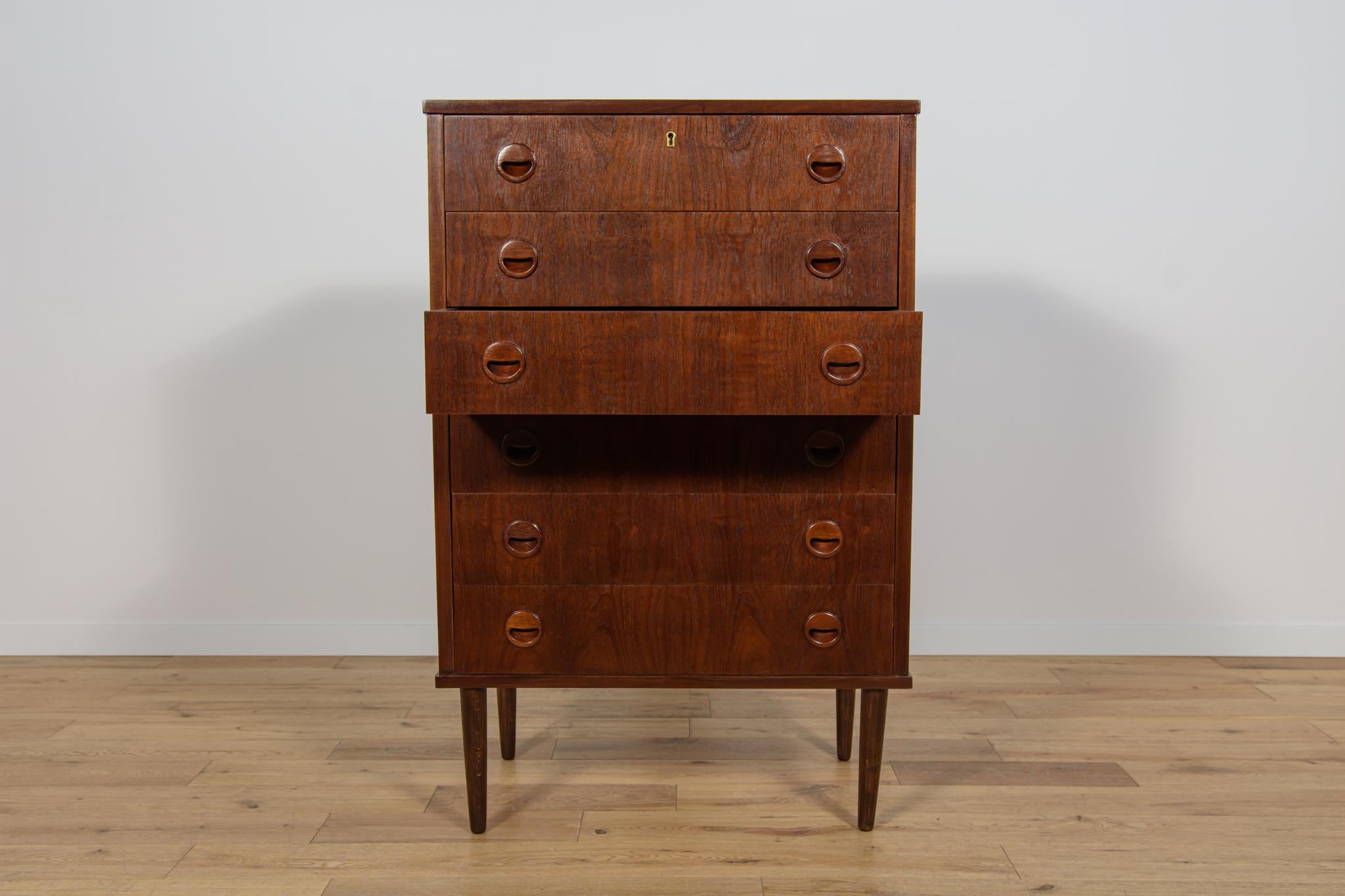 Metà XX secolo Comò in teak di metà secolo, Danimarca, anni '60 in vendita