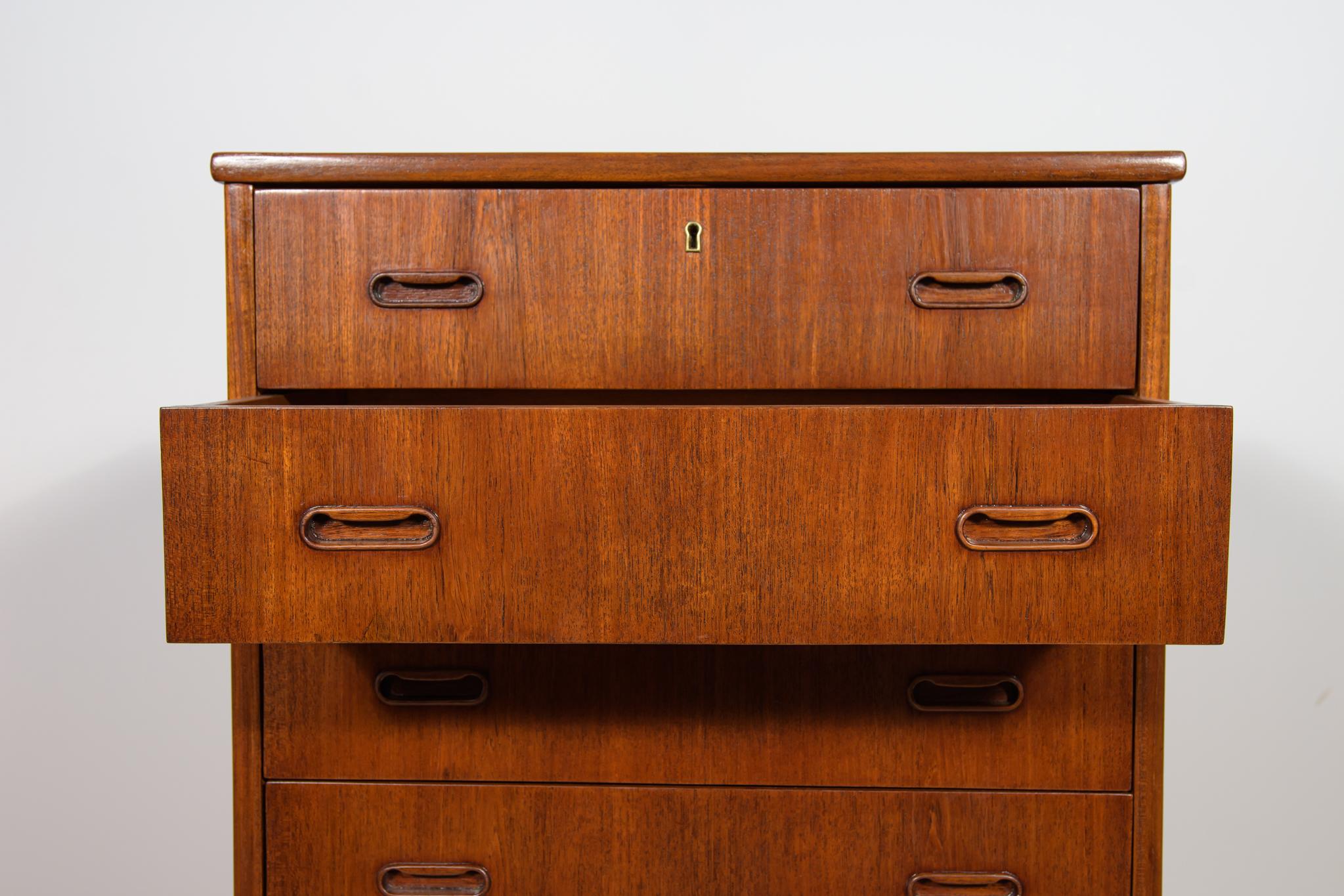 Mid-20th Century Mid-Century Teak Dresser, Denmark, 1960s For Sale