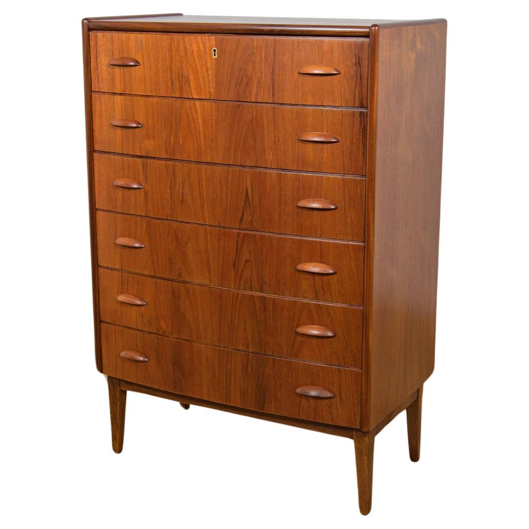 Mid-Century-Kommode aus Teakholz, Dänemark, 1960er Jahre