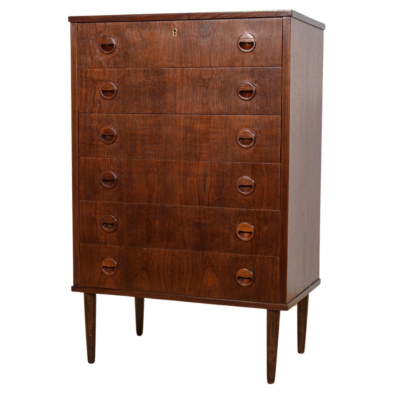Mid-Century Teak Dresser, Denmark, 1960s