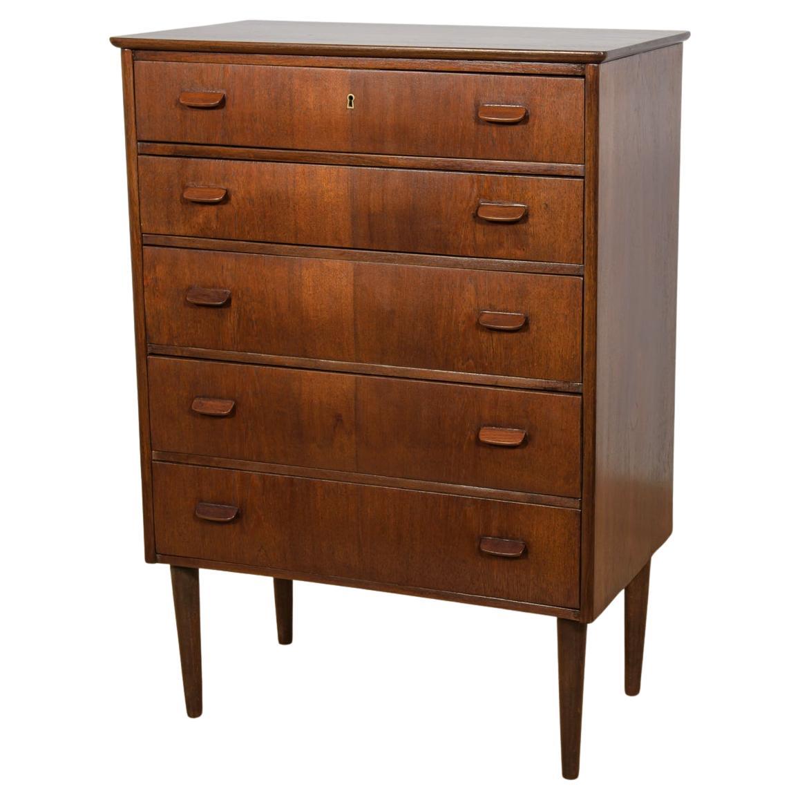 Mid-Century Teak Dresser, Denmark, 1960s