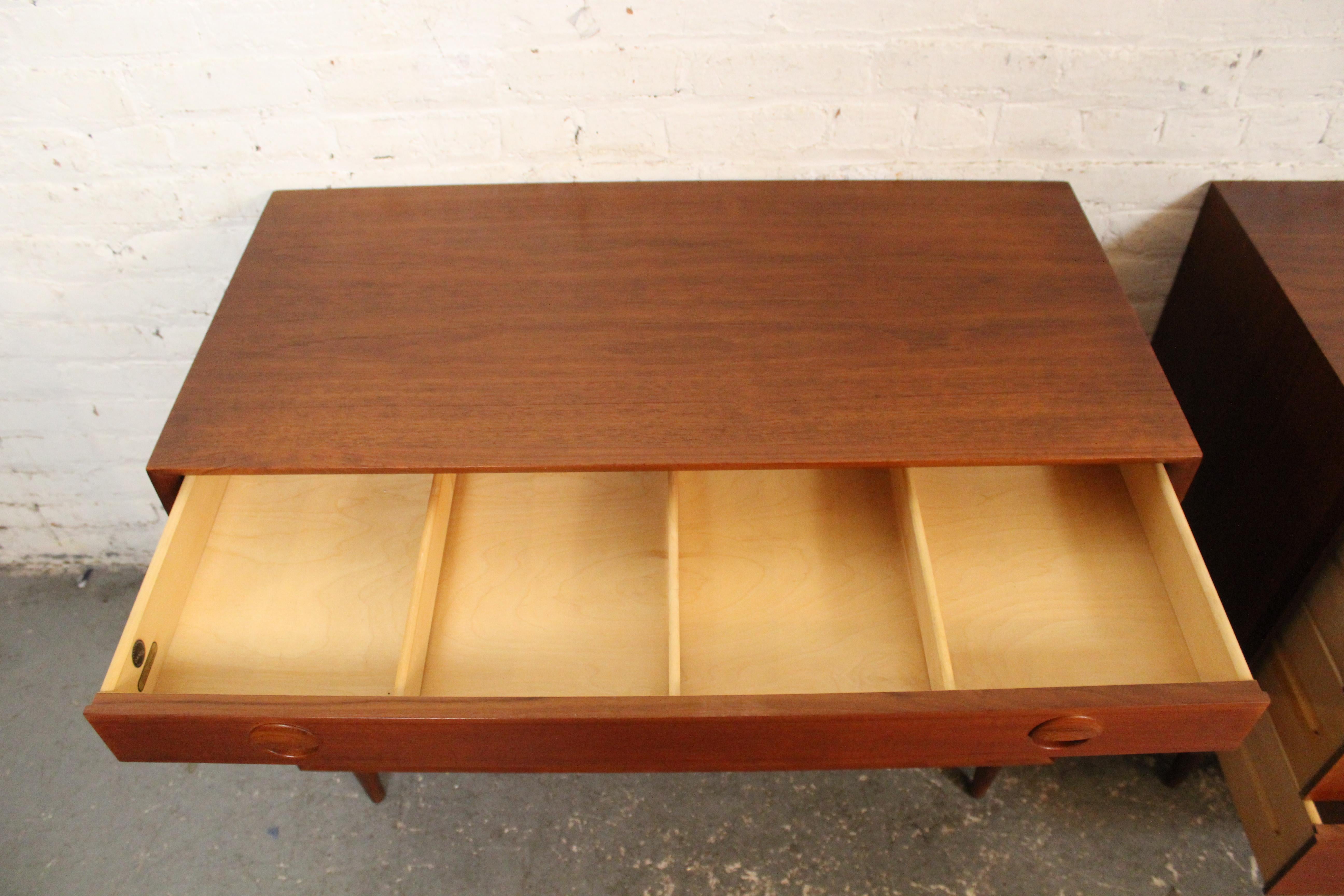 Mid-Century Teak Dressers by Grete Jalk for Sibast Denmark 3