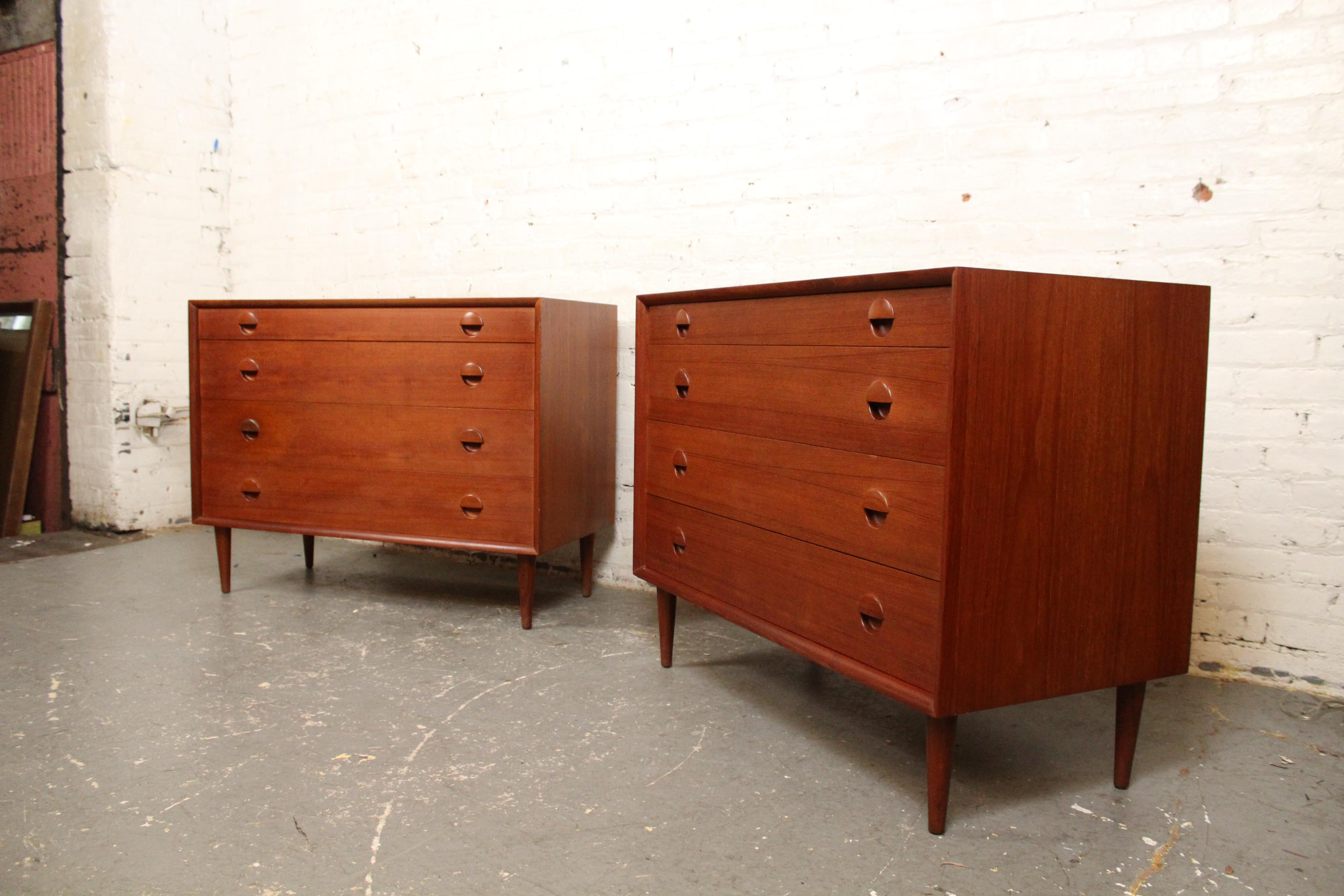 Mid-Century Teak Dressers by Grete Jalk for Sibast Denmark 6