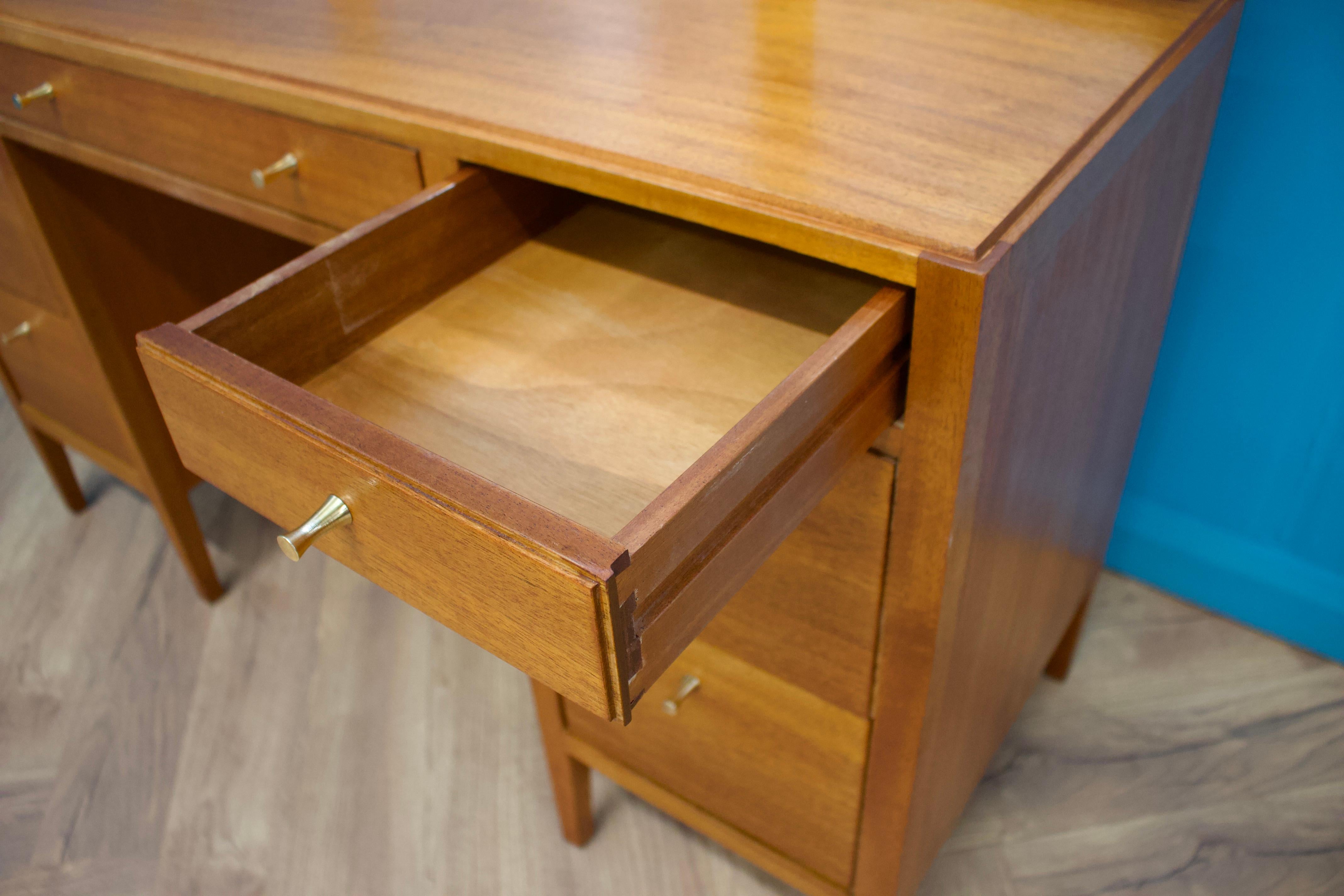 20th Century Mid Century Teak Dressing Table by Heals from Loughborough, 1960s For Sale