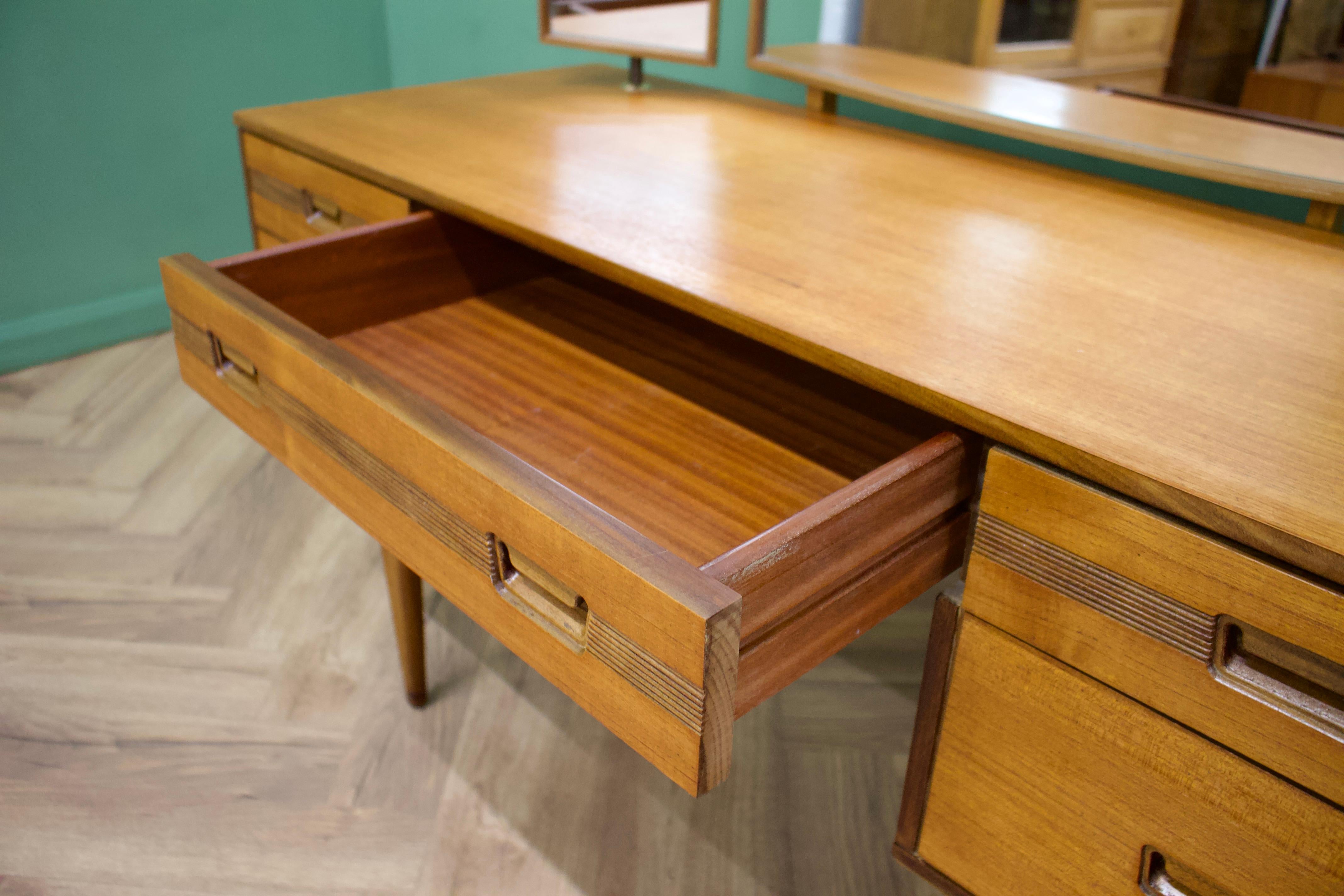 20th Century Mid-Century Teak Dressing Table from Butilux, 1960s For Sale