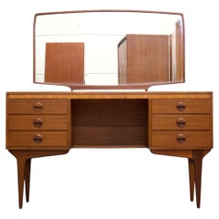 Vintage Mid-Century Teak Dressing Table from Butilux, 1960s