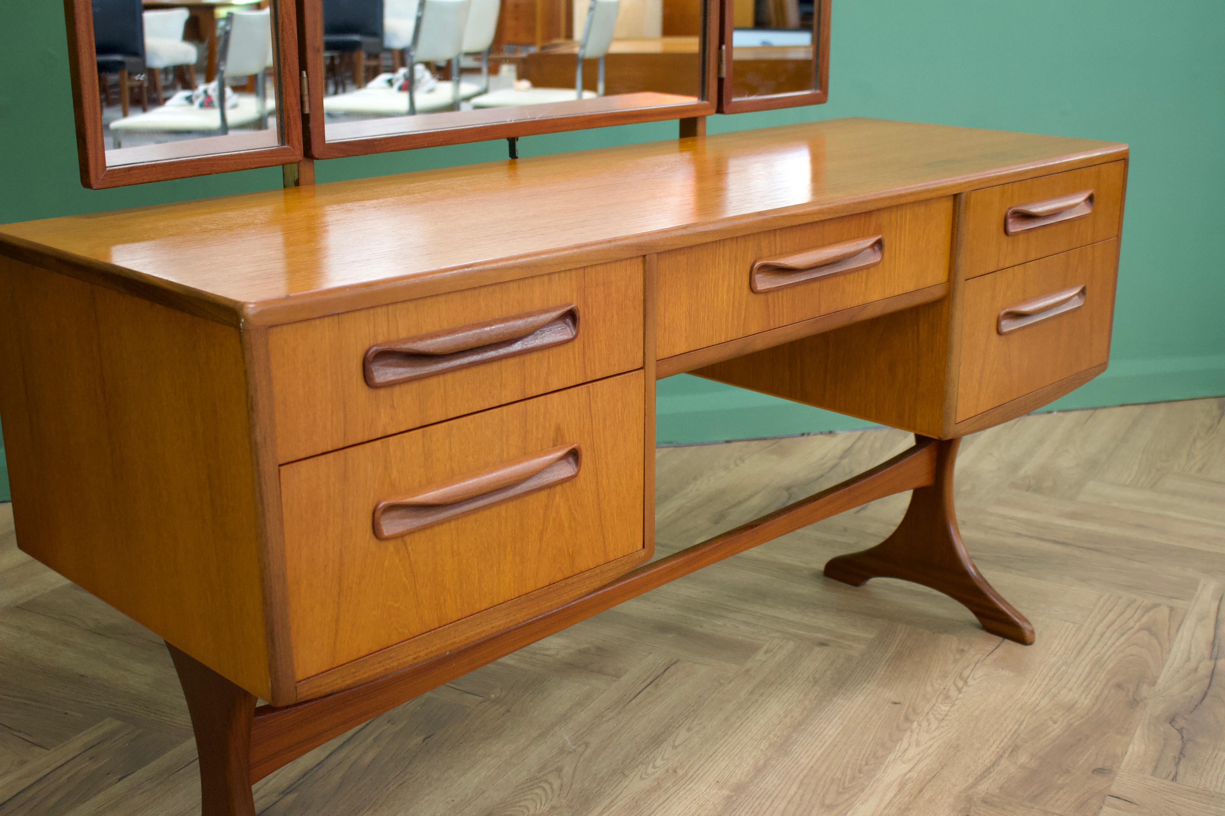 Mid-Century Teak Dressing Table from G Plan, 1960s In Good Condition In South Shields, GB