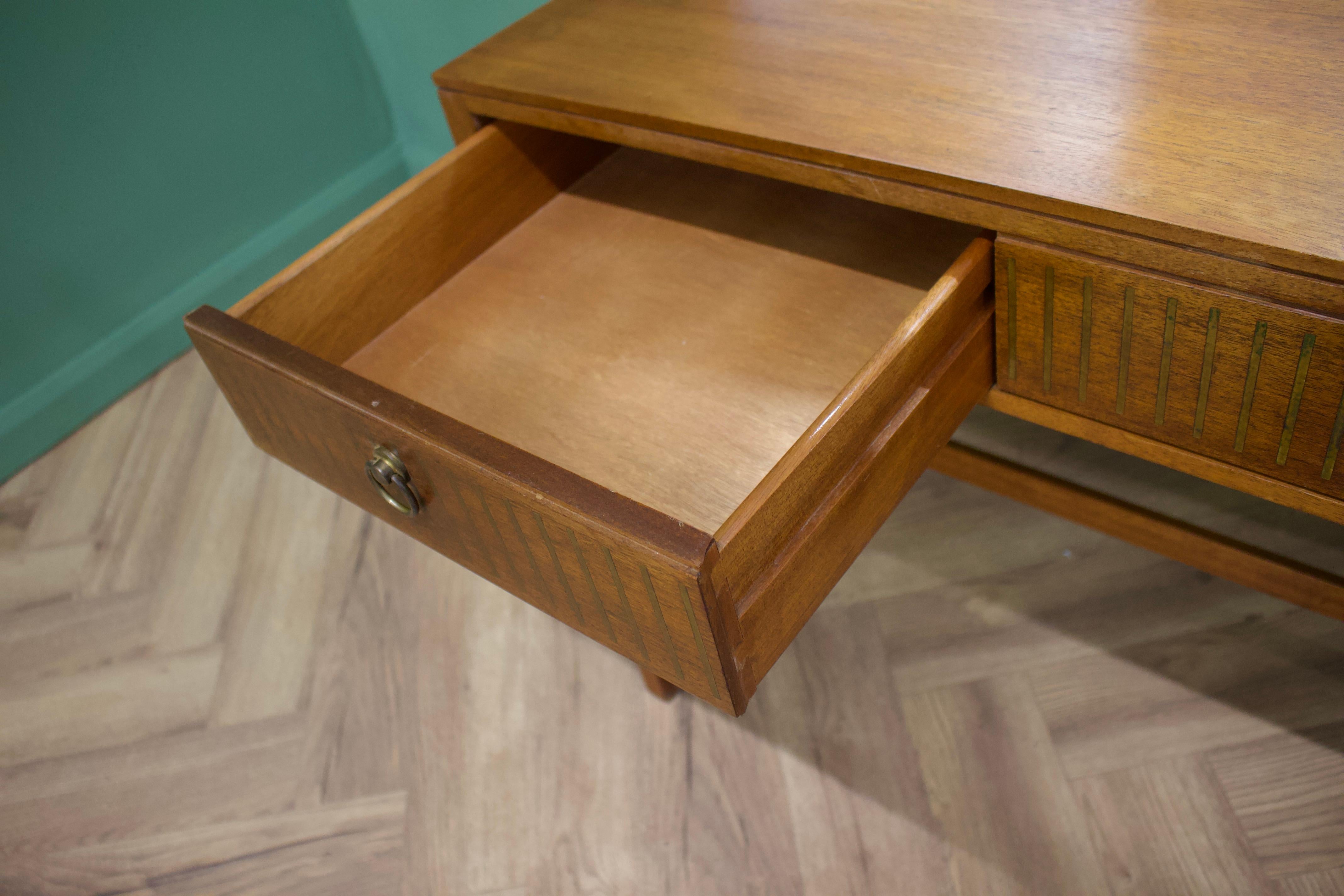 Mid-Century Teak Dressing Table from Heals, Loughborough, 1950s 1
