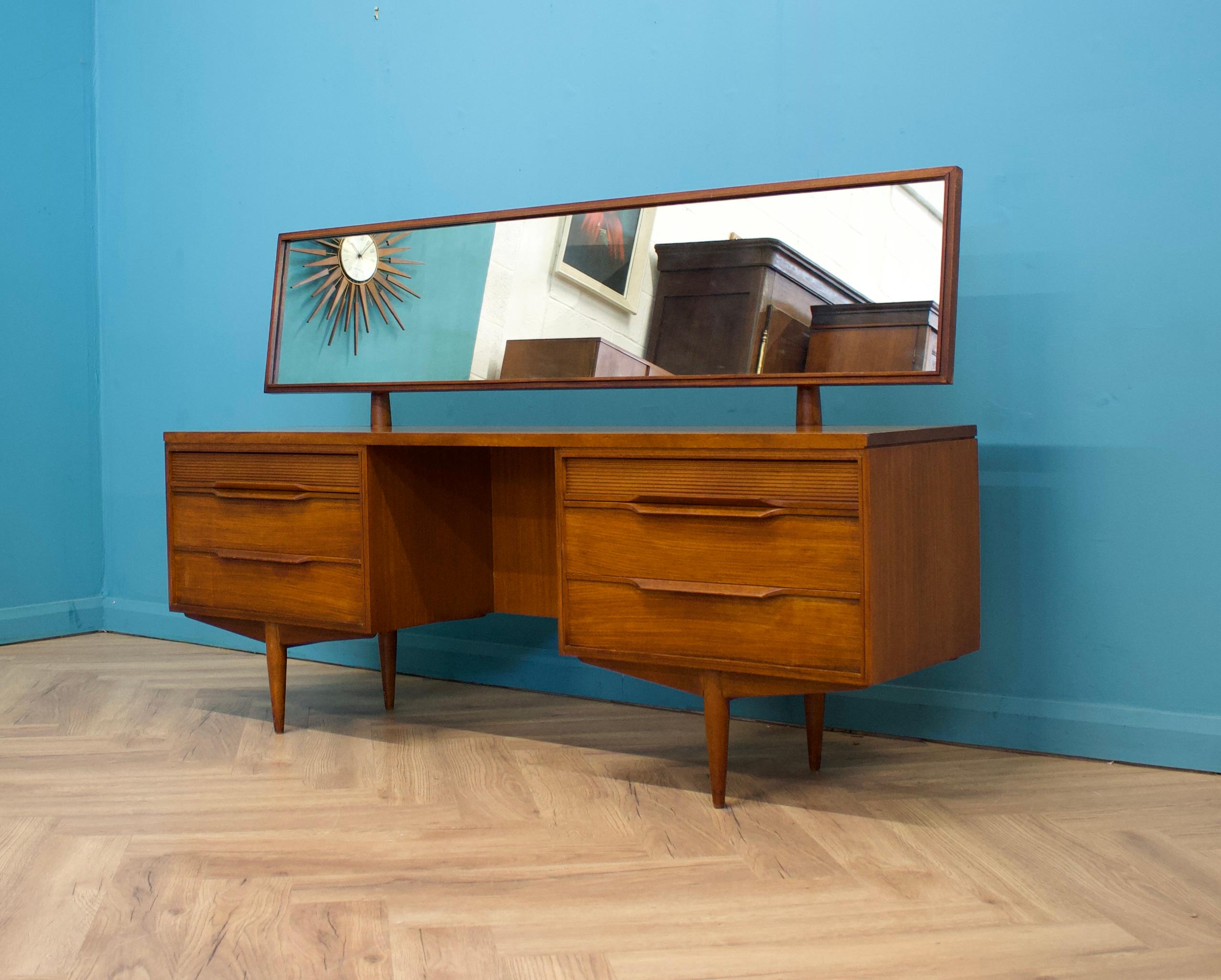British Mid Century Teak Dressing Table from White & Newton, 1960s For Sale