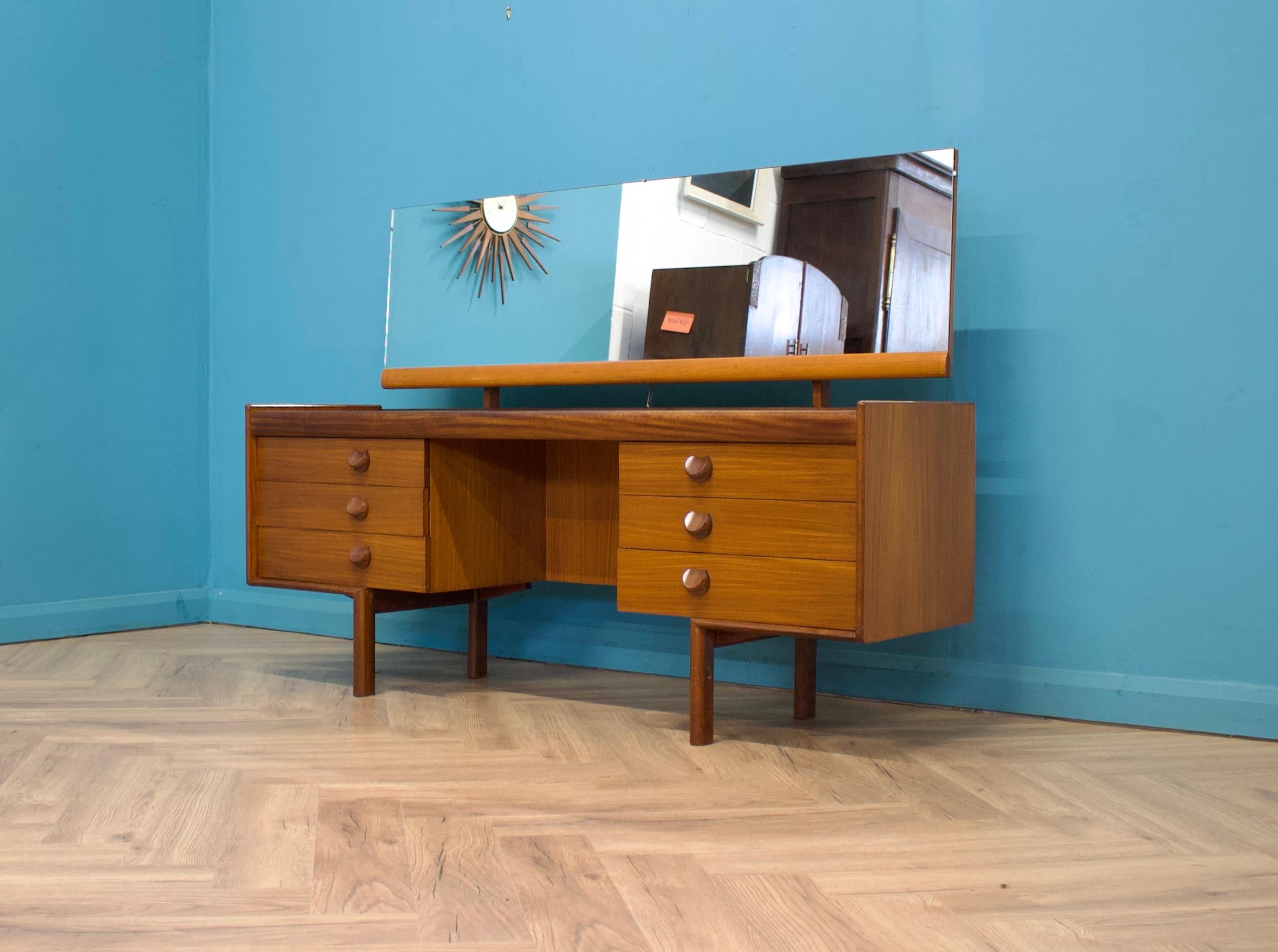 British Mid Century Teak Dressing Table from White & Newton, 1960s For Sale