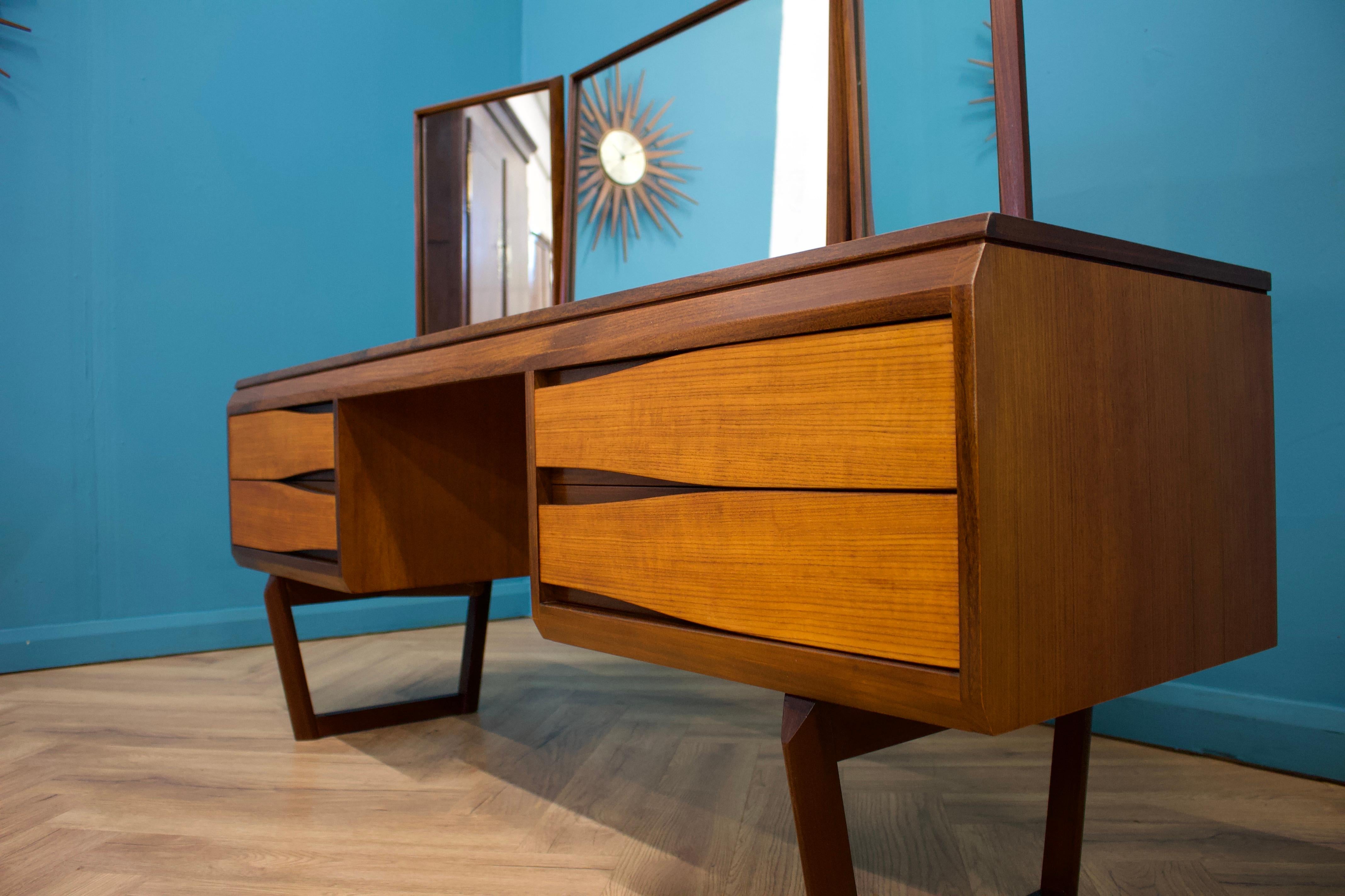 Woodwork Mid Century Teak Dressing Table from White & Newton, 1960s