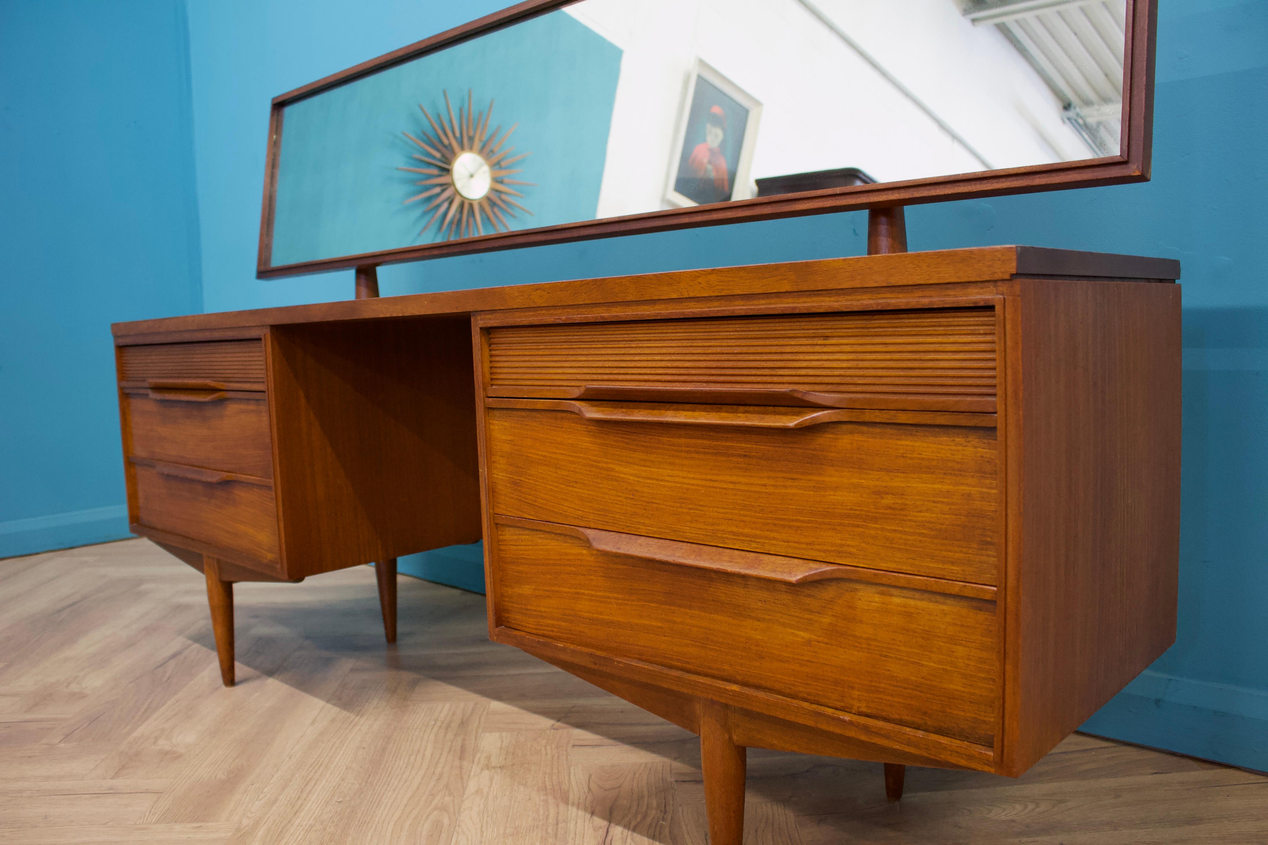 Woodwork Mid Century Teak Dressing Table from White & Newton, 1960s For Sale
