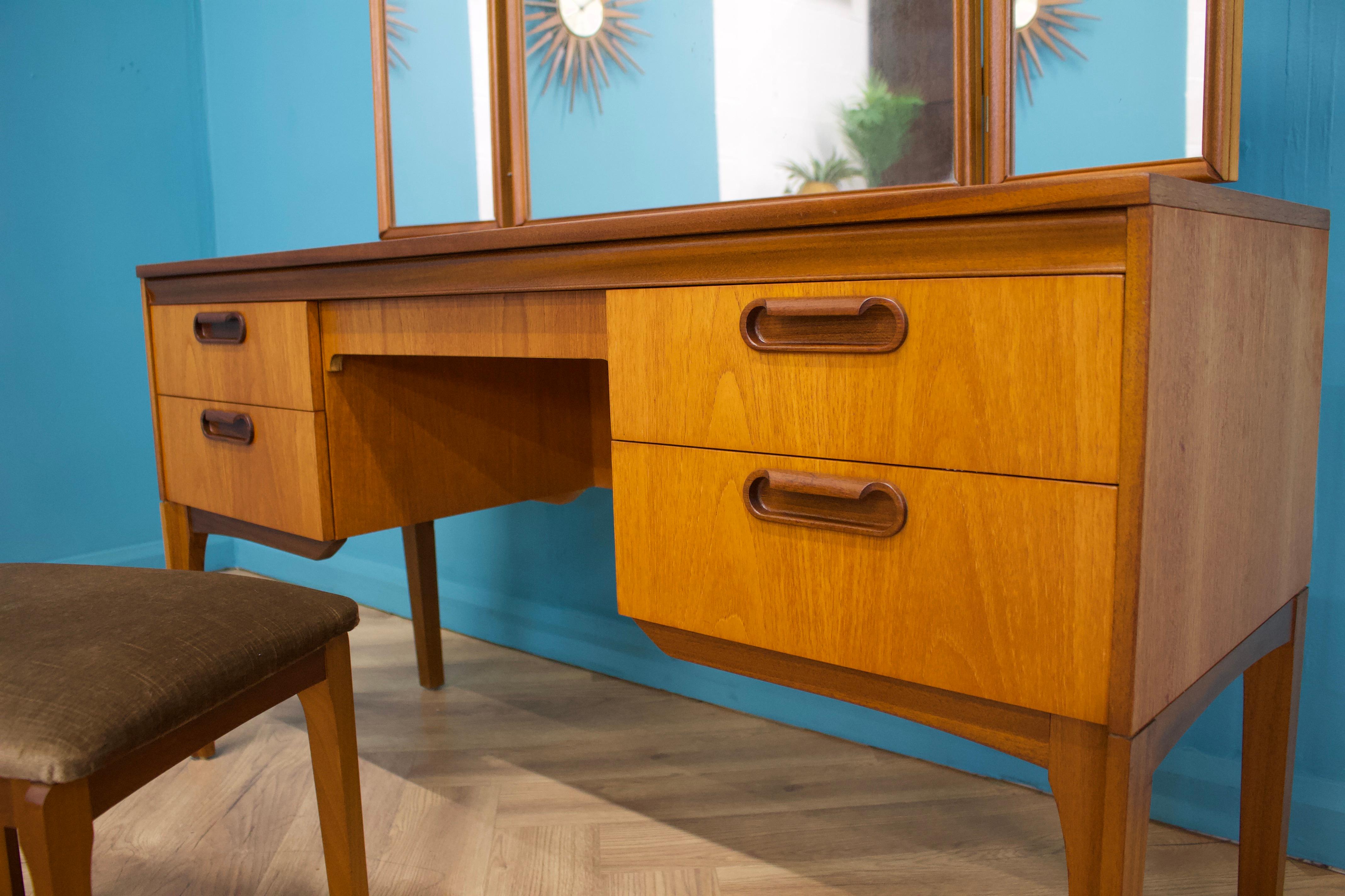 Woodwork Mid Century Teak Dressing Table from William Lawrence, 1960s