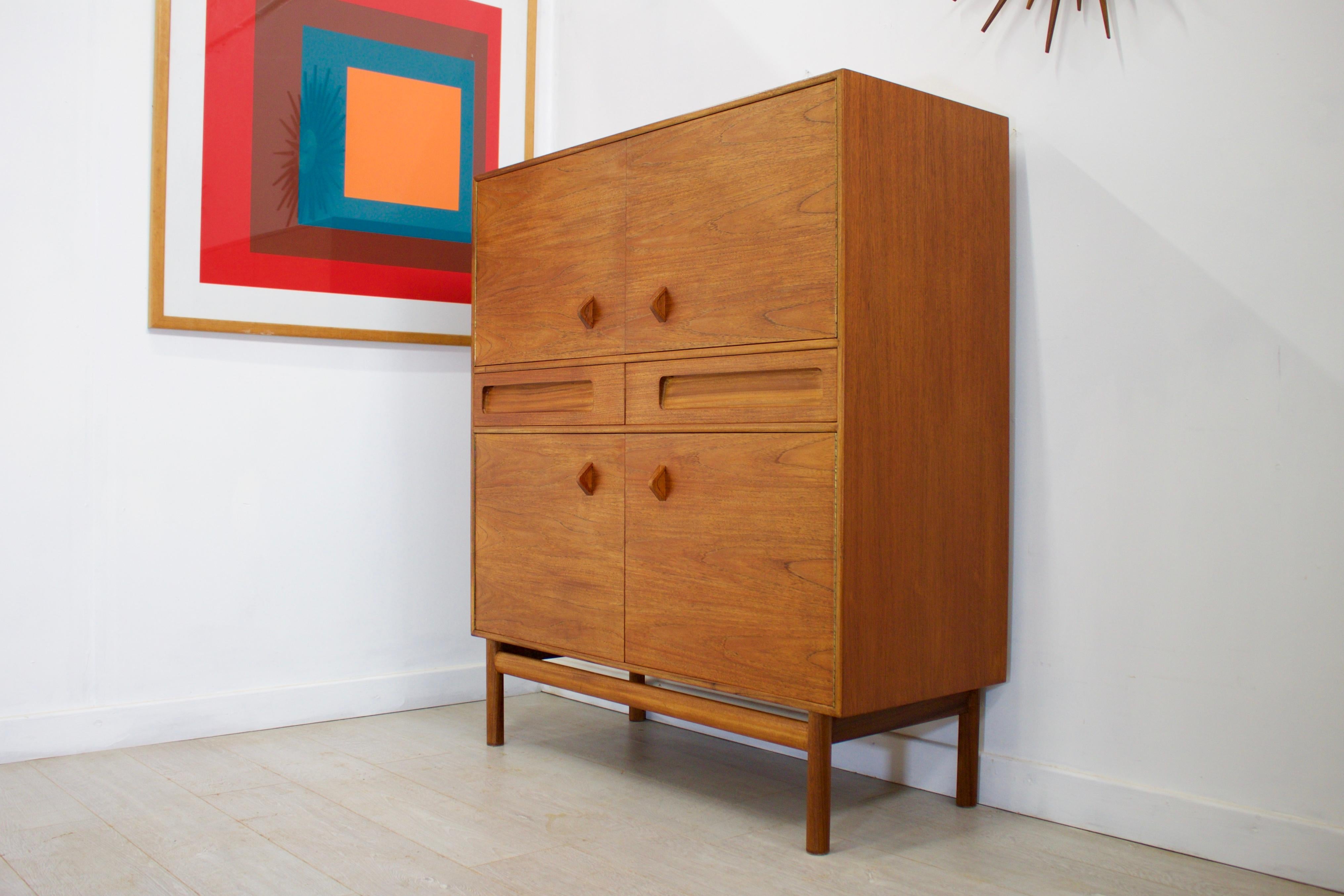 Mid-Century Modern Midcentury Teak Drinks Cabinet from McIntosh, 1960s