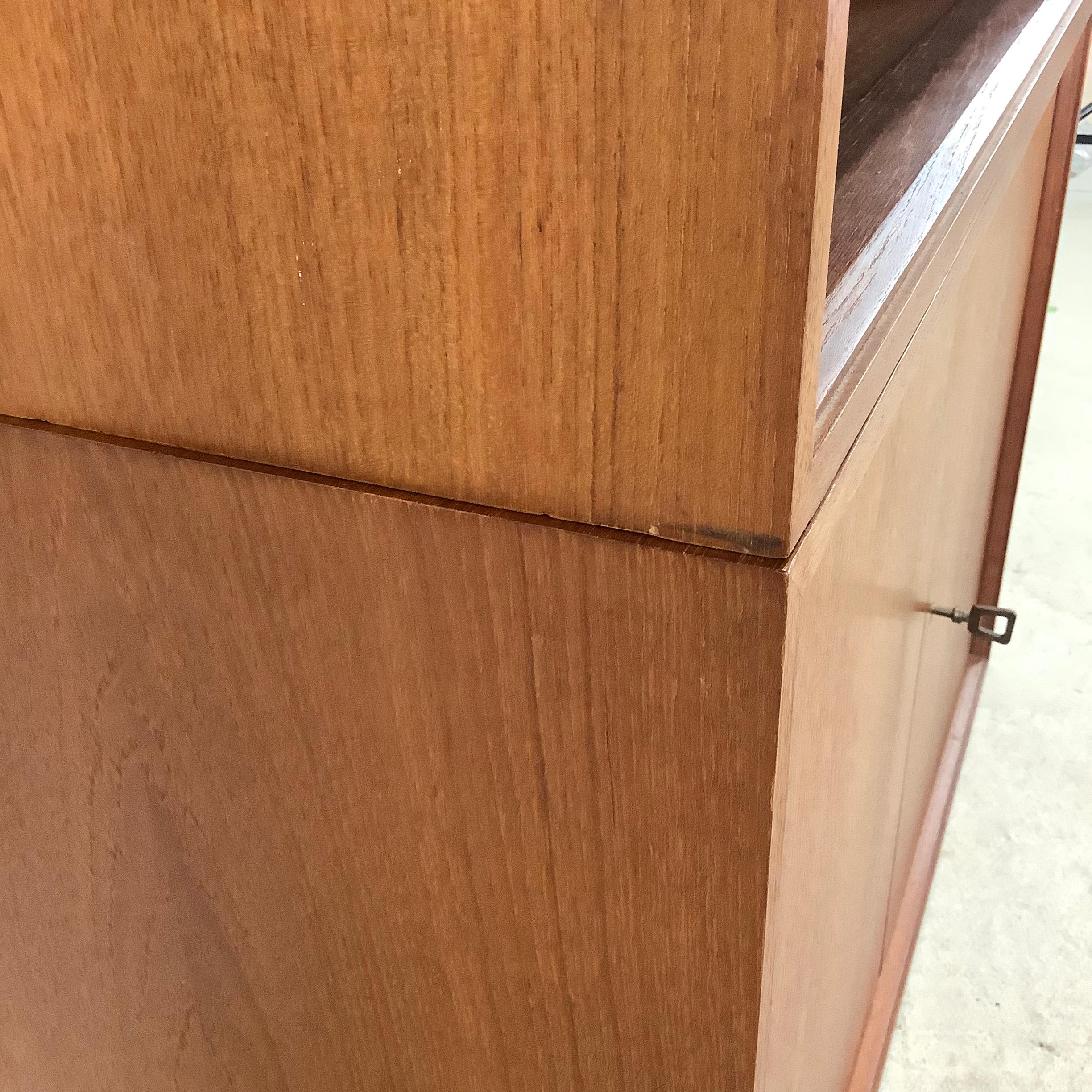 Scrivania a ribalta in teak di metà secolo di Franz Meyer Møbel 4