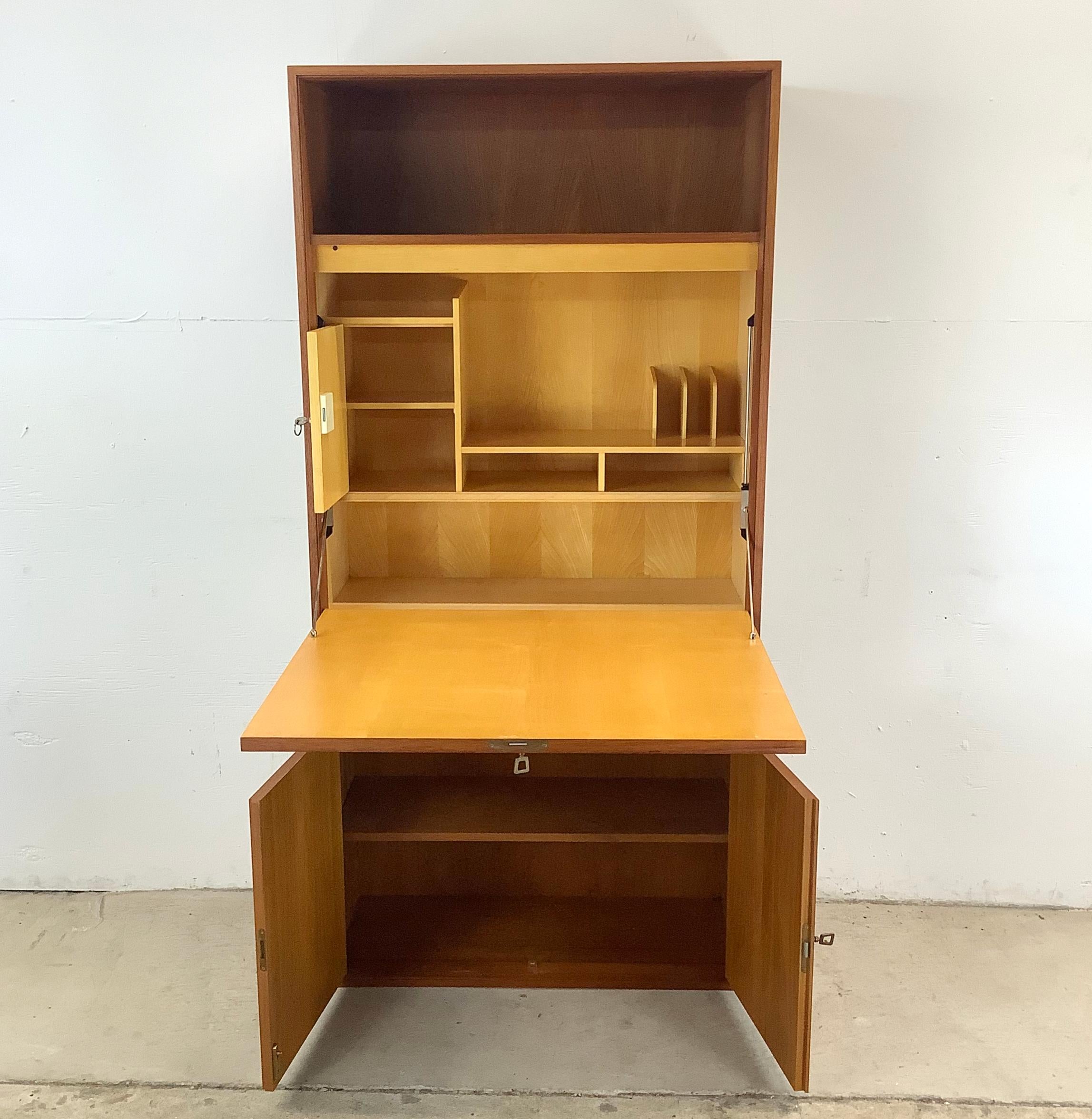 Altro Scrivania a ribalta in teak di metà secolo di Franz Meyer Møbel