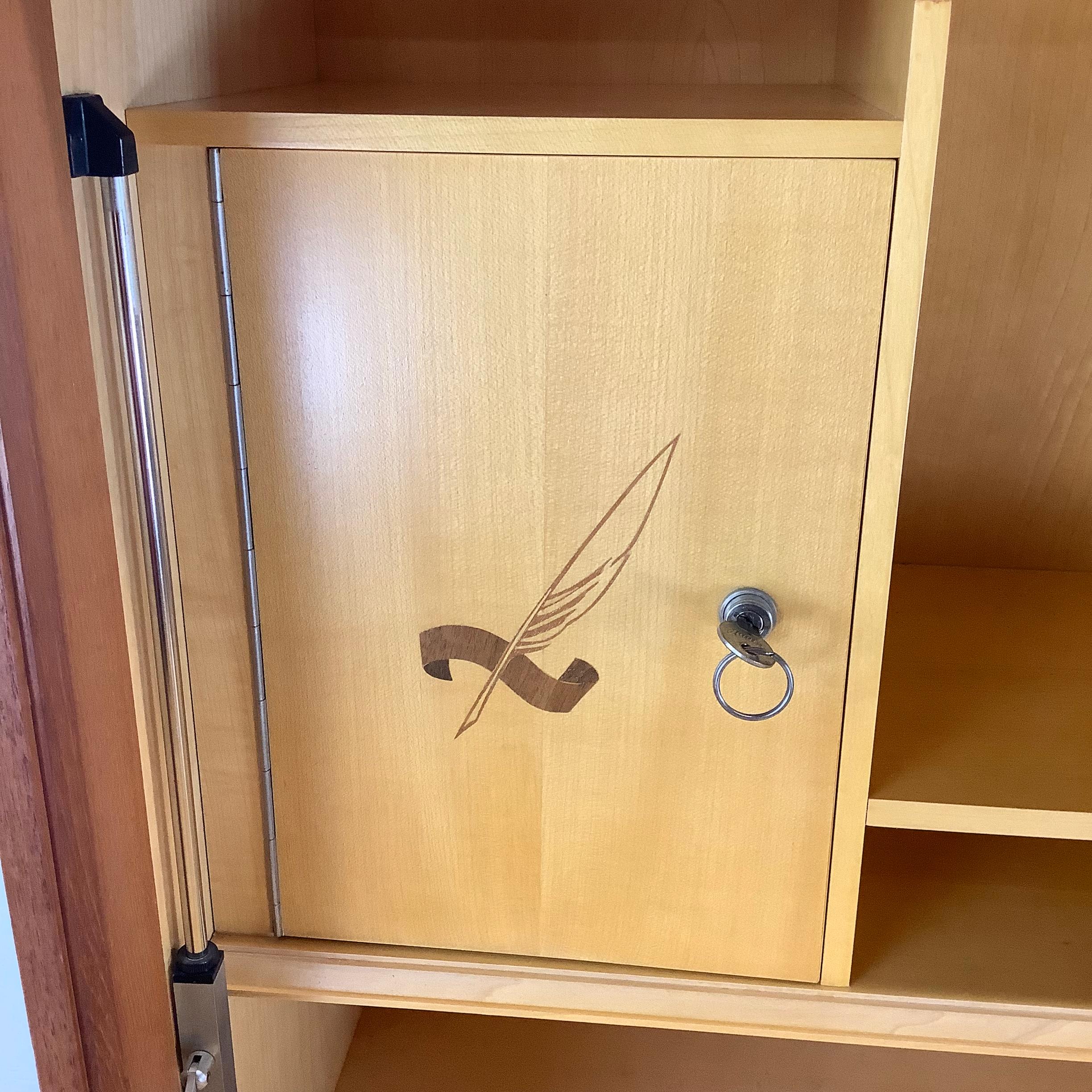 Scrivania a ribalta in teak di metà secolo di Franz Meyer Møbel In condizioni buone a Trenton, NJ