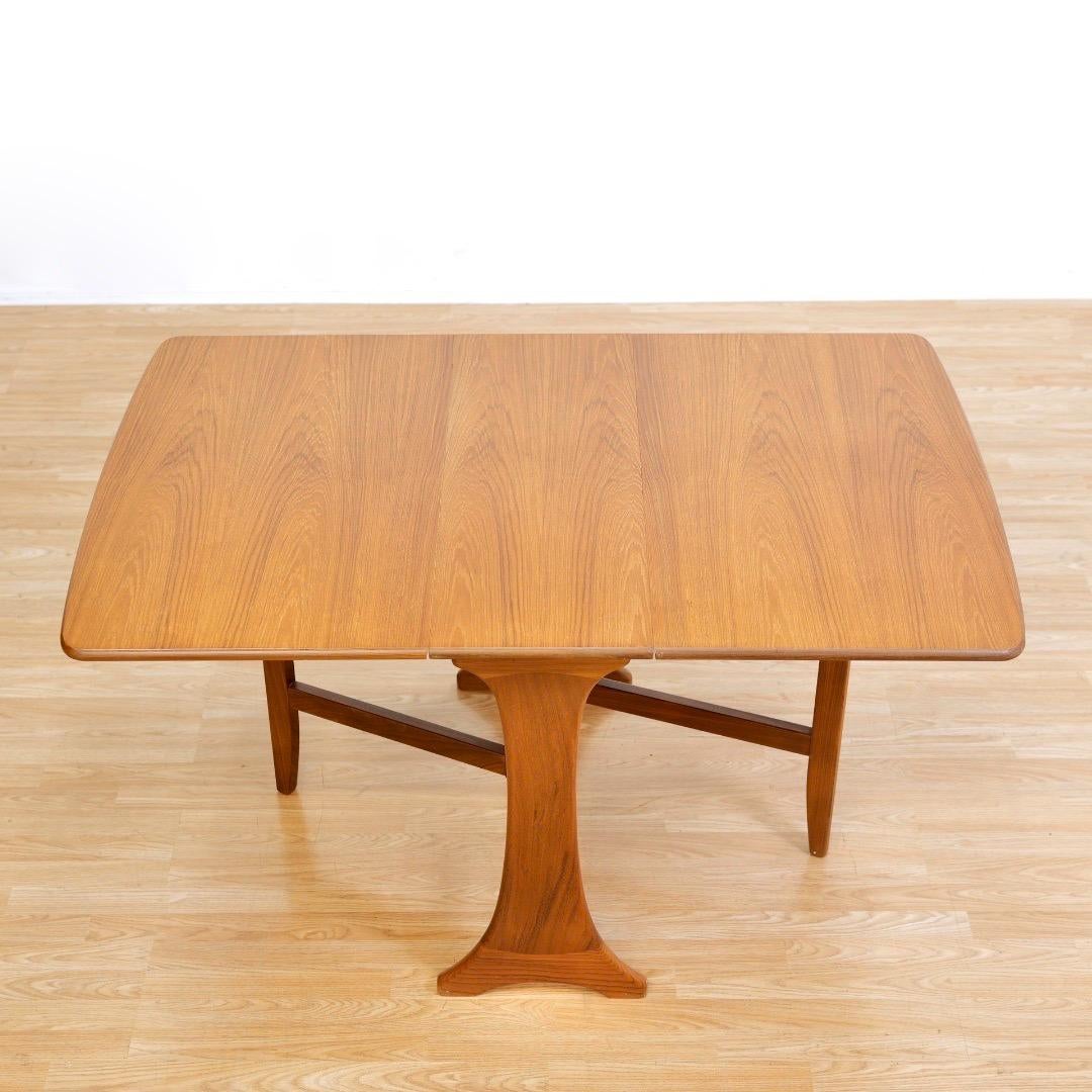 Mid-20th Century Mid Century Teak Drop Leaf Dining Table by G Plan For Sale