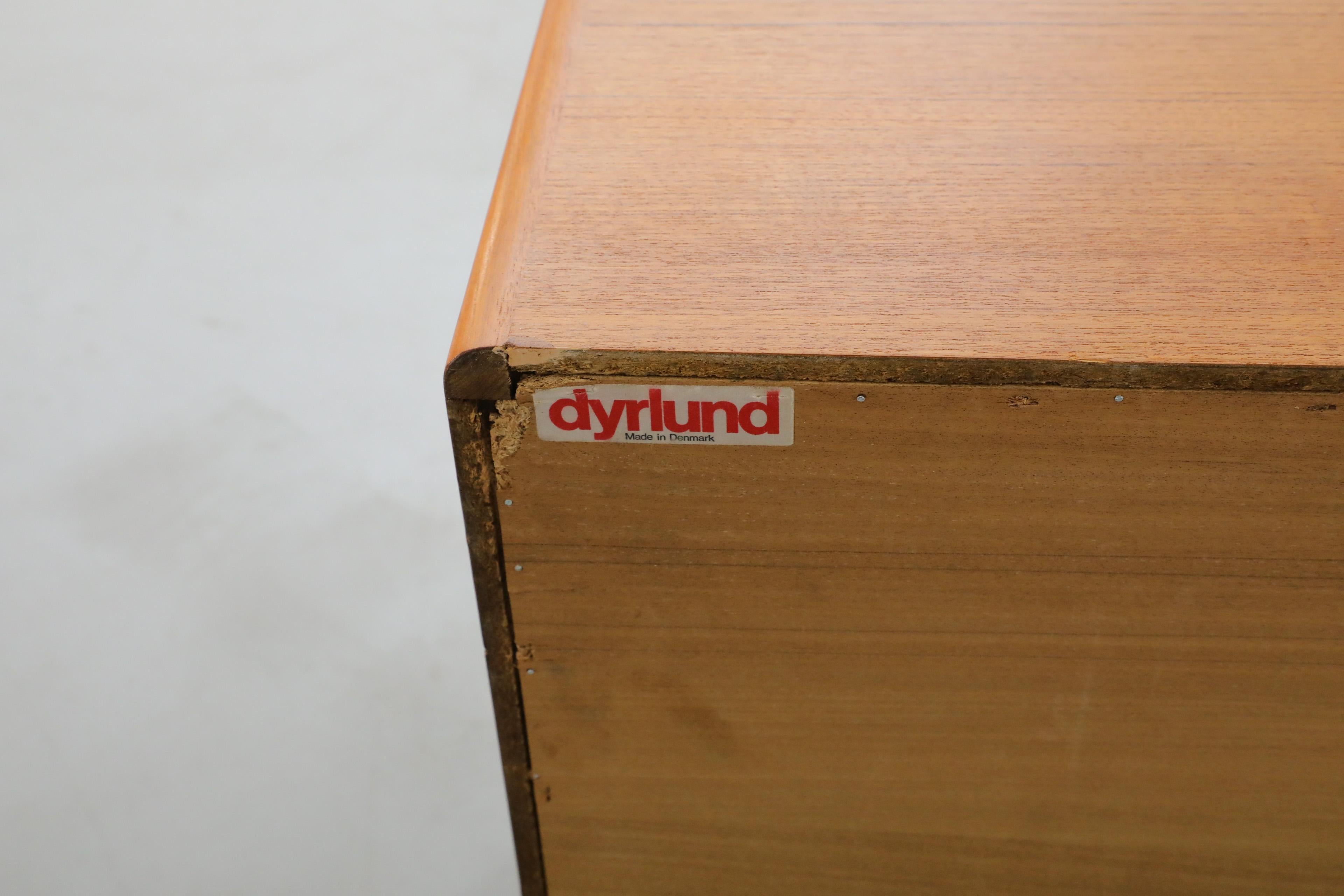 Mid-Century Teak Dyrlund Sideboard with Beautiful Sliding Tambour Doors 14