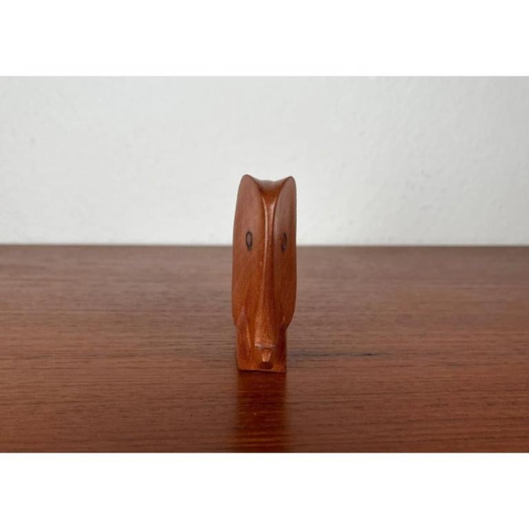 Mid-Century Modern Mid-Century Teak Elephant Figurine, 1960s For Sale
