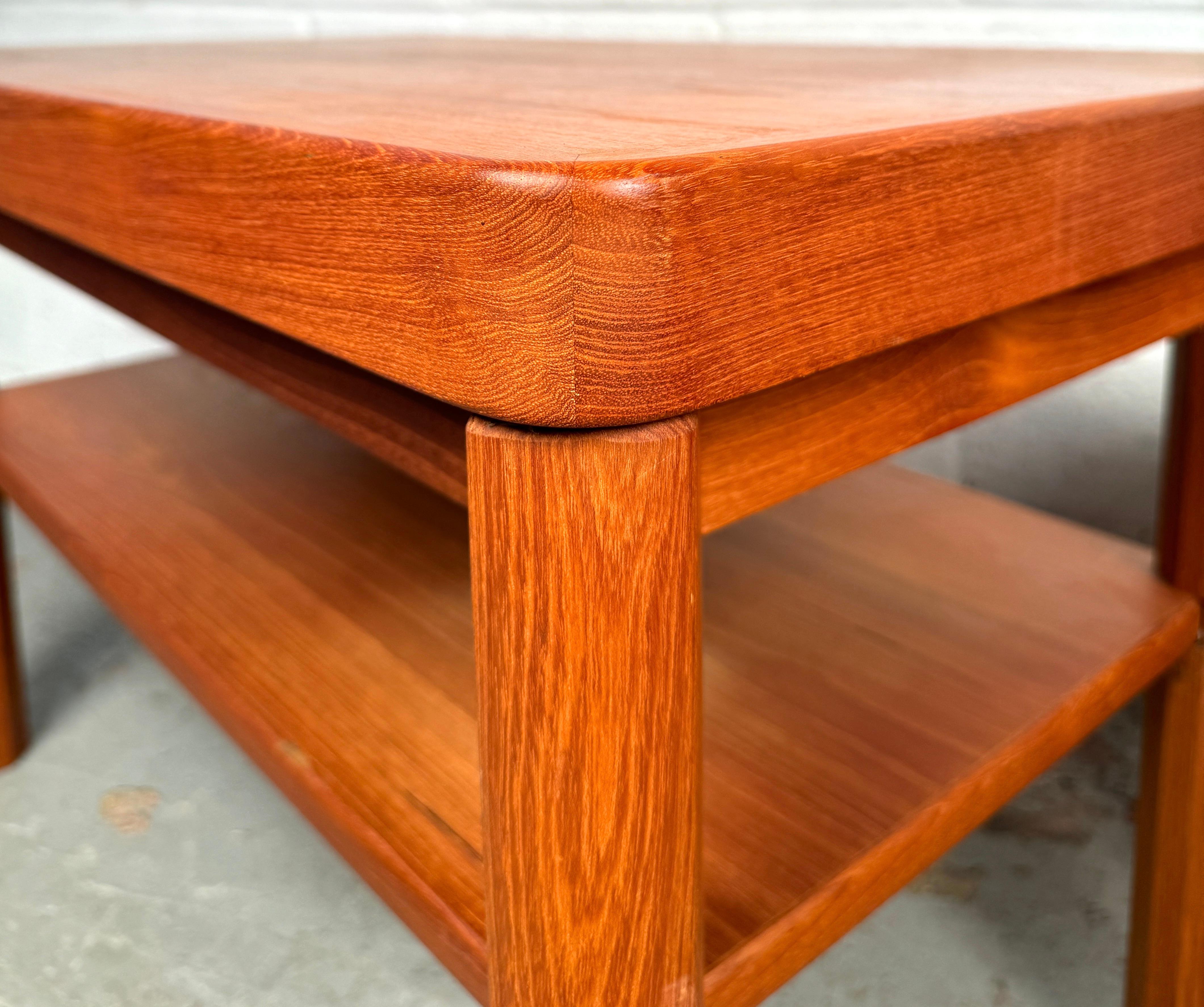 Tables d'extrémité en teck du milieu du siècle par Randers of Denmark en vente 3