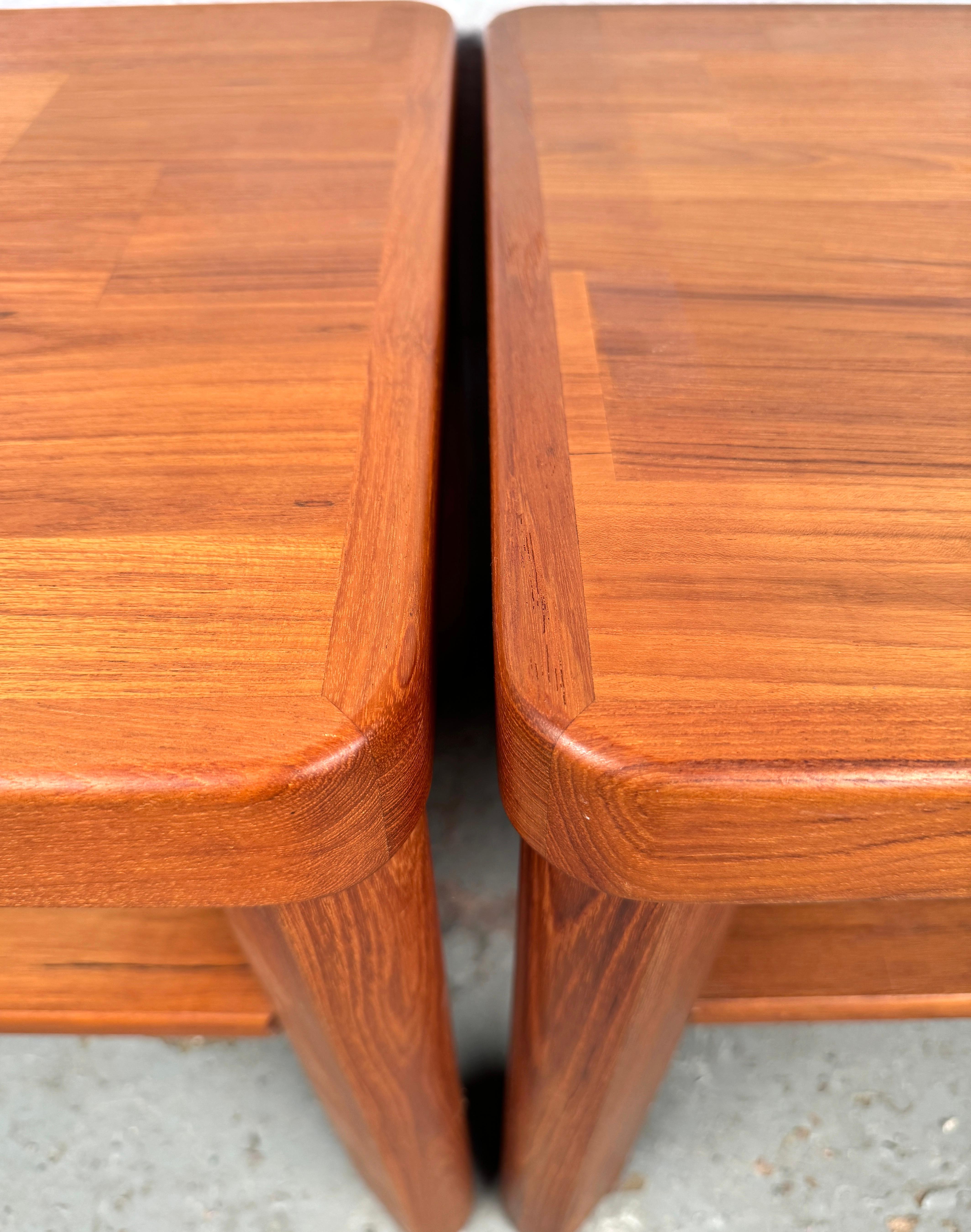 Tables d'extrémité en teck du milieu du siècle par Randers of Denmark en vente 4