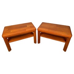 Mid-Century Teak End Tables by Randers of Denmark