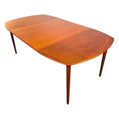 Mid-Century Teak Extendable Dining Table by Alf Aarseth for Gustav Bahus (1960s)