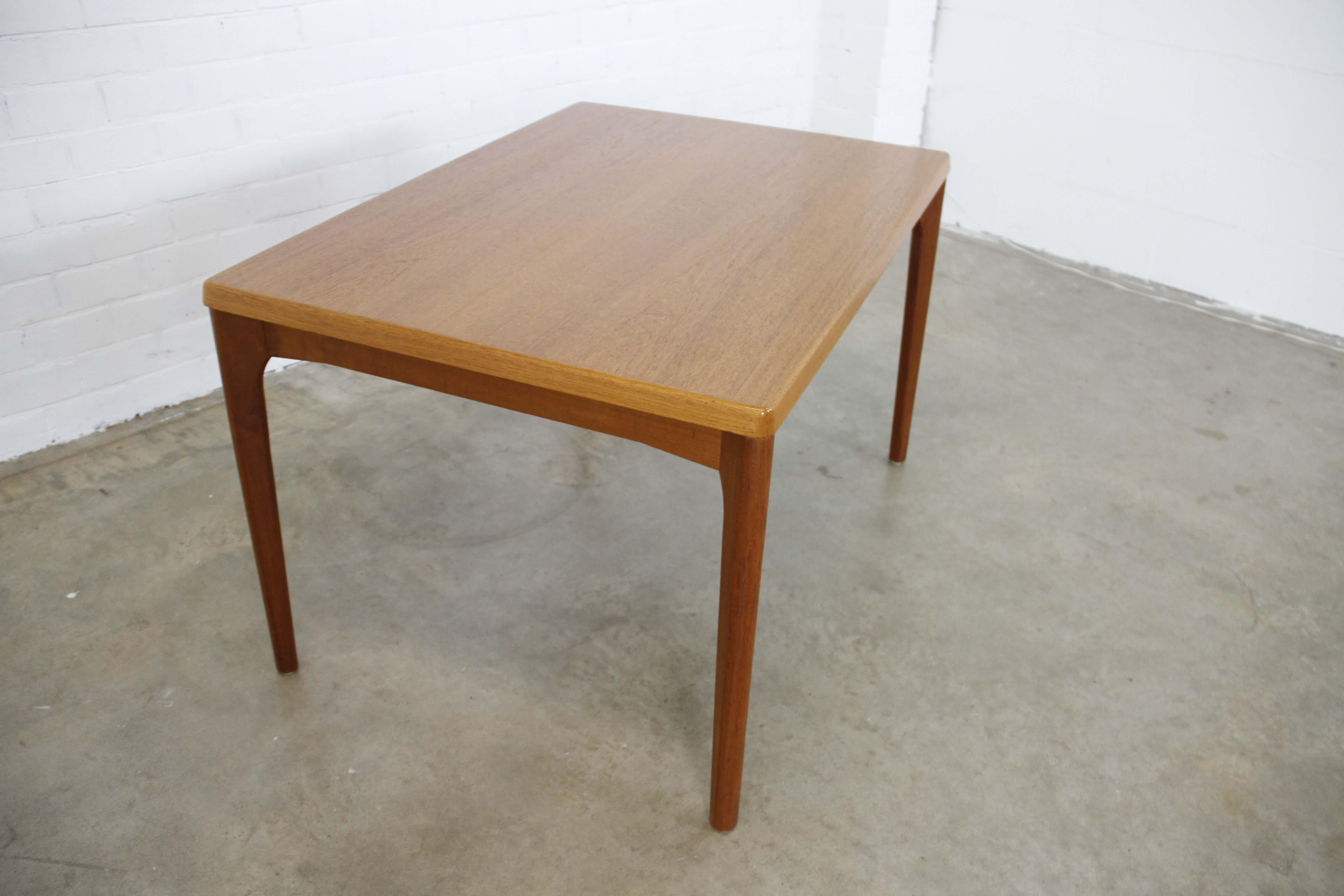 Midcentury Teak Extendable Dining Table by Henning Kjærnulf, Denmark, 1960s 2