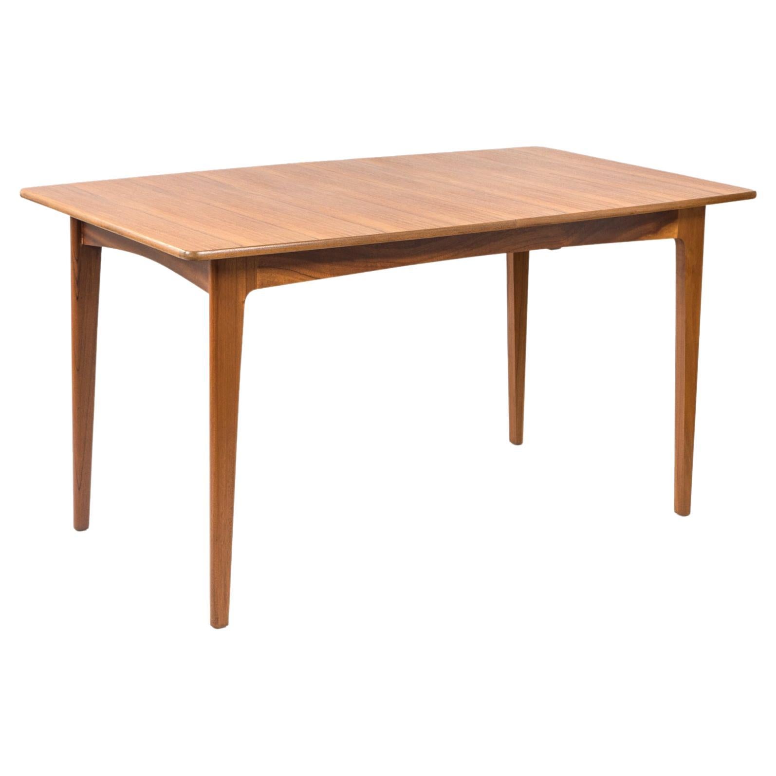 Mid Century Teak Extendable Dining Table, UK, circa 1960 For Sale