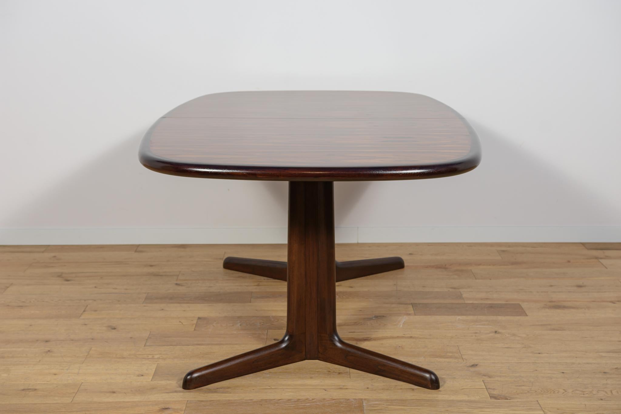 Mesa extensible de teca de mediados de siglo by N.O. Møller para la fábrica de muebles Gudme. en Excelente estado para la venta en GNIEZNO, 30