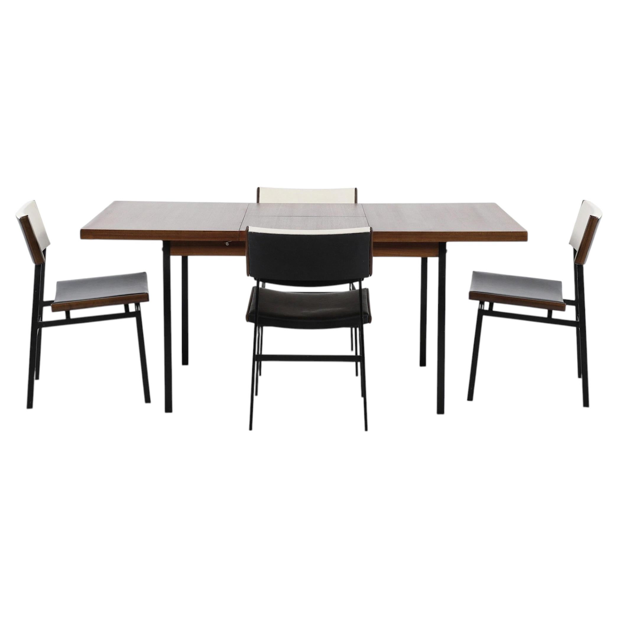 Mid-Century Teak Extension Dining Set by Hulmefa, Netherlands For Sale