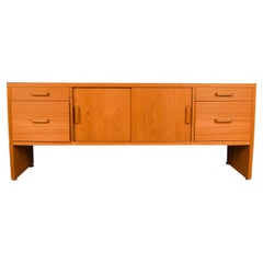 Mid Century Teak File Cabinet Credenza