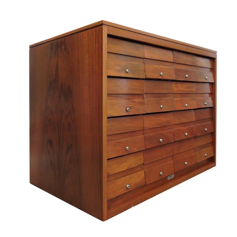 Midcentury Teak Filing from Serota London, Set of 2 For Sale