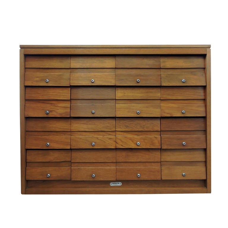 Midcentury Teak Filing from Serota London, Set of 2 For Sale