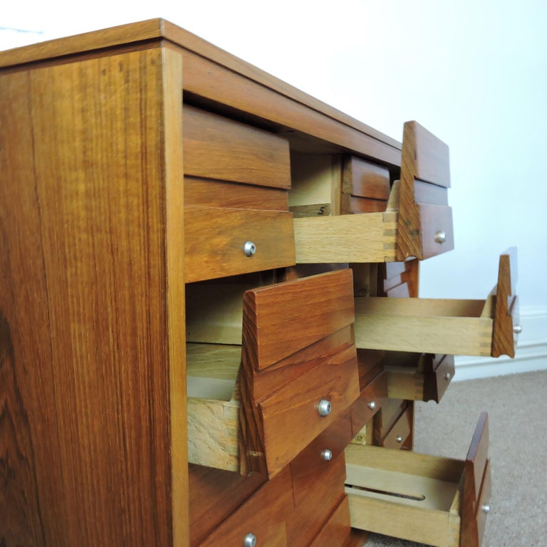 Midcentury Teak Filing from Serota London, Set of 2 For Sale