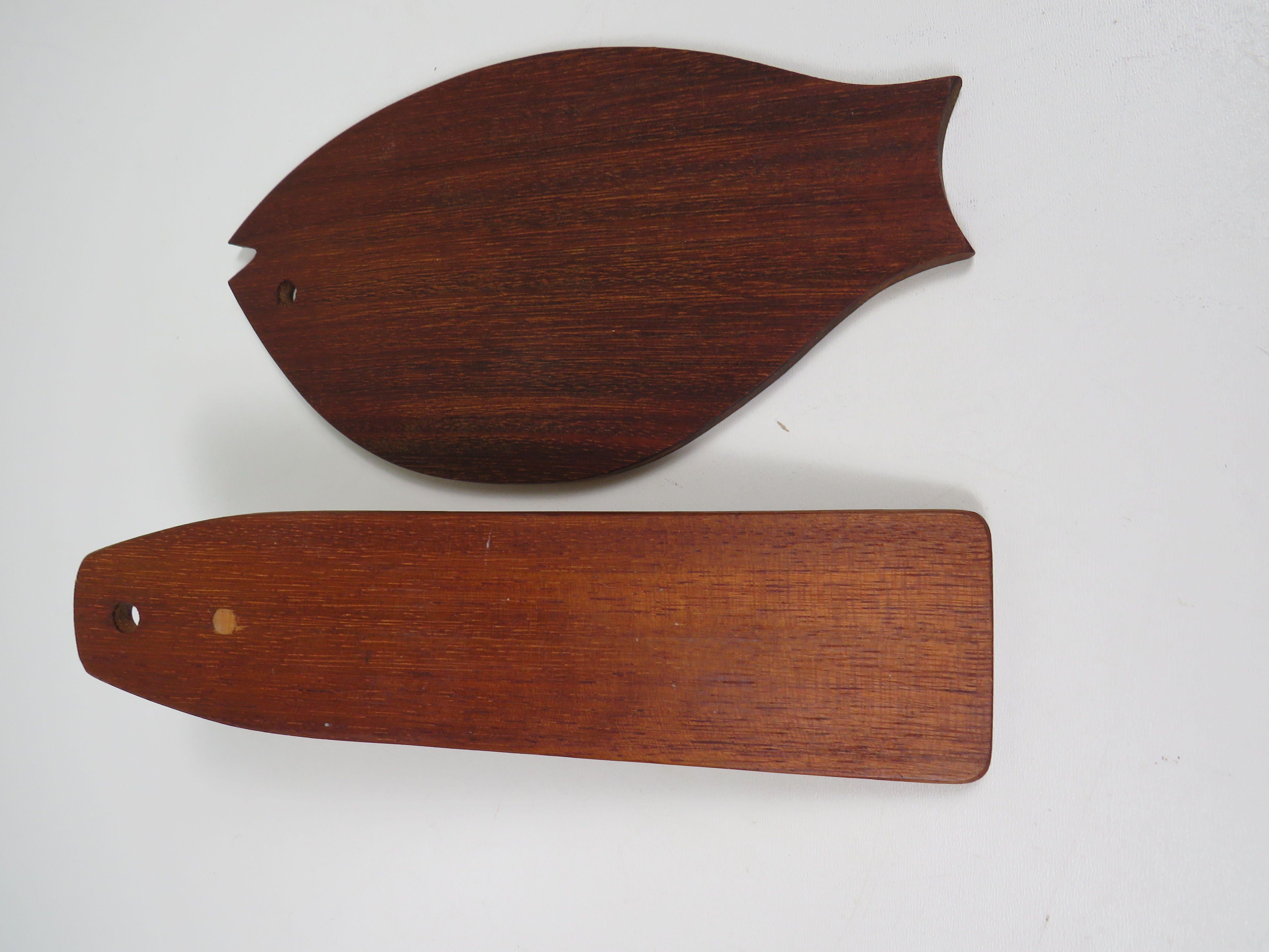 Set di tavole da parete in teak 