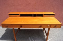 Midcentury Teak Flip-Top Desk by Peter Løvig Nielsen