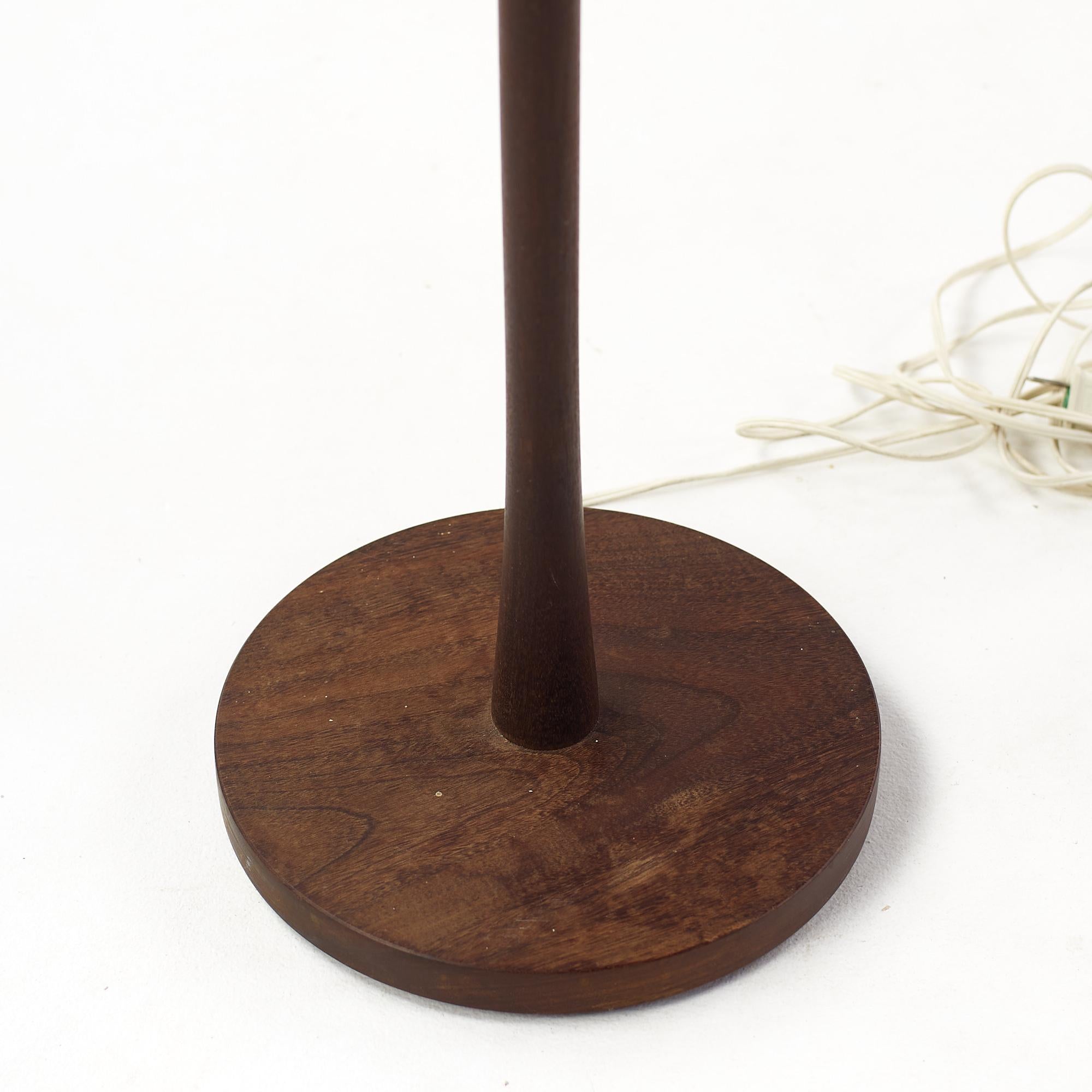 Mid-Century Modern Mid Century Teak Floor Lamp For Sale