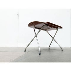 Mid-Century Teak Folding Tray Table From f.m. Produkt, 1960s