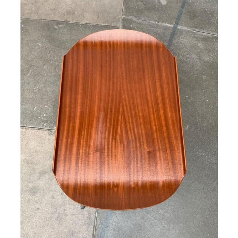 Mid-Century Teak Folding Tray Table From f.m. Produkt, 1960s For Sale 2