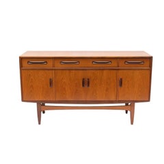 Mid-Century Teak Fresco Sideboard by v. Wilkins for G Plan, English, Ca. 1960