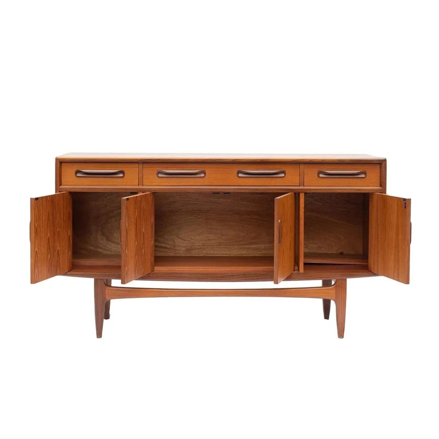 Mid-Century Modern Mid-Century Teak Fresco Sideboard by v. Wilkins for G Plan, English, Ca. 1960 For Sale