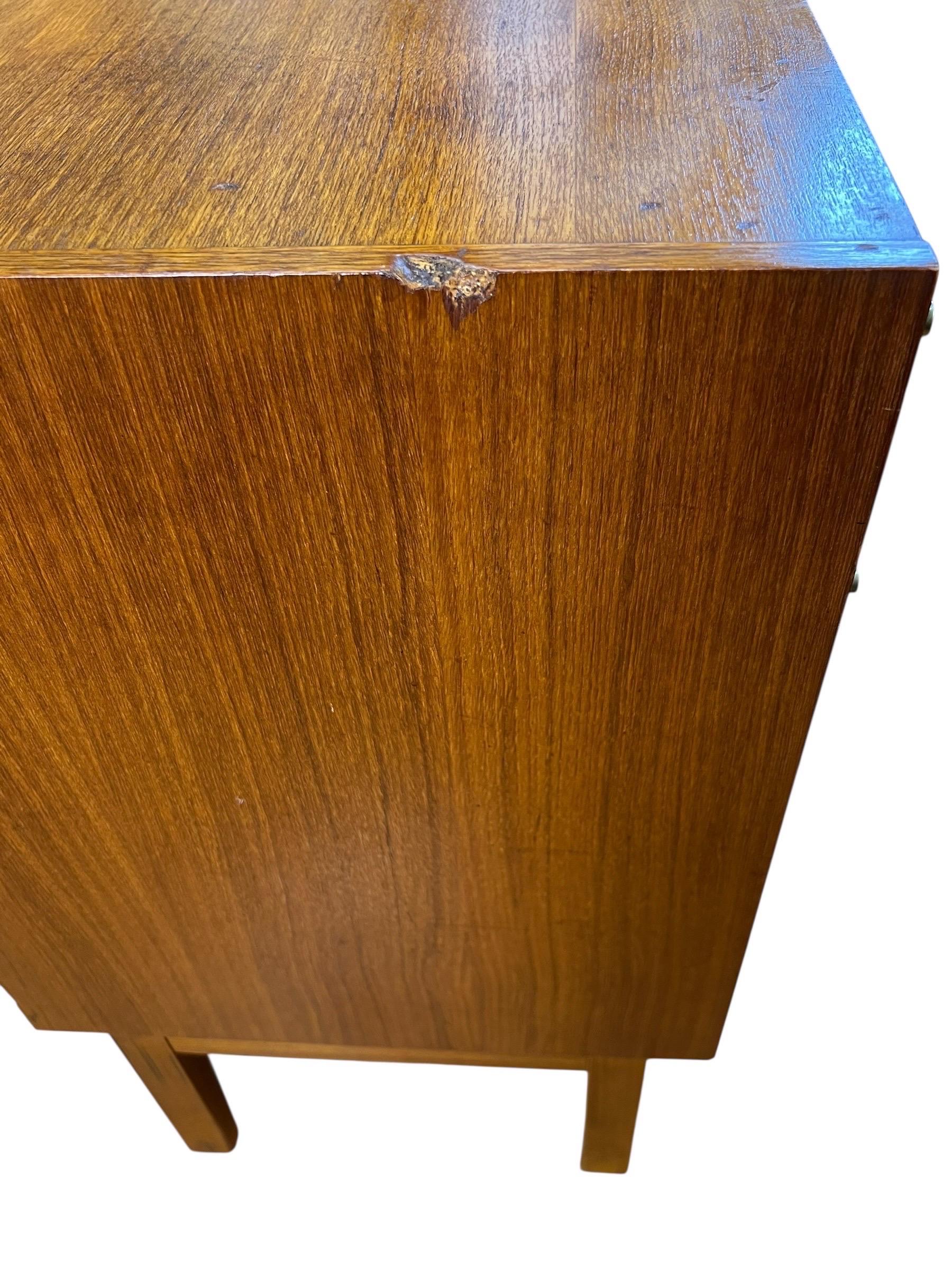 Credenza di metà secolo in teak Friedrich Landwehr Möbelfabrik in vendita 3