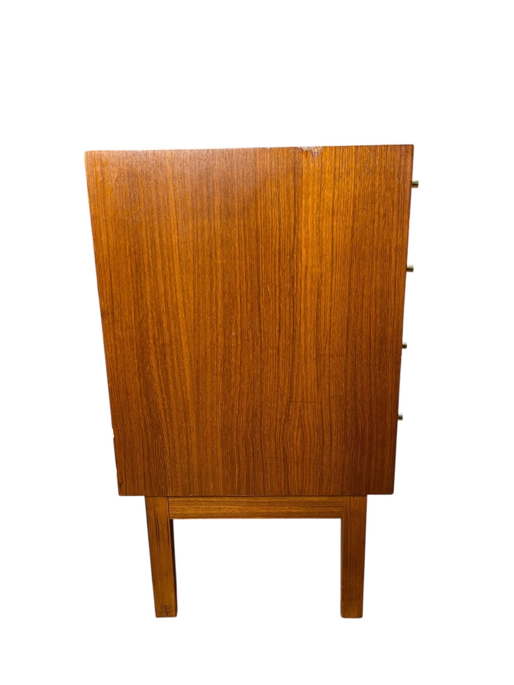 Sconosciuto Credenza di metà secolo in teak Friedrich Landwehr Möbelfabrik in vendita