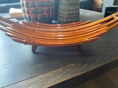 Mid-Century Modern Teak Fruit Bowl or Basket